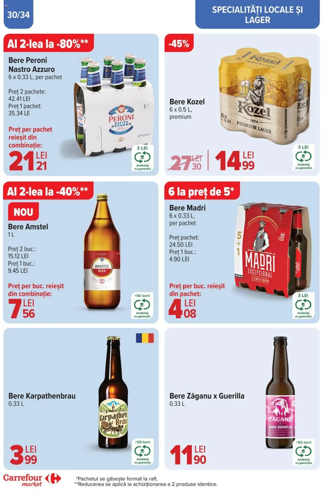 Catalog Carrefour 23 Aprilie - 6 Mai 2025 | Pagina 30 | Produse: Radio, Bere