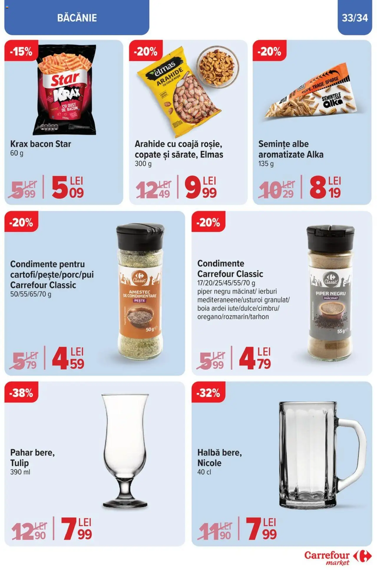 Catalog Carrefour 23 Aprilie - 6 Mai 2025 | Pagina 33 | Produse: Bacon, Pește, Condimente, Piper