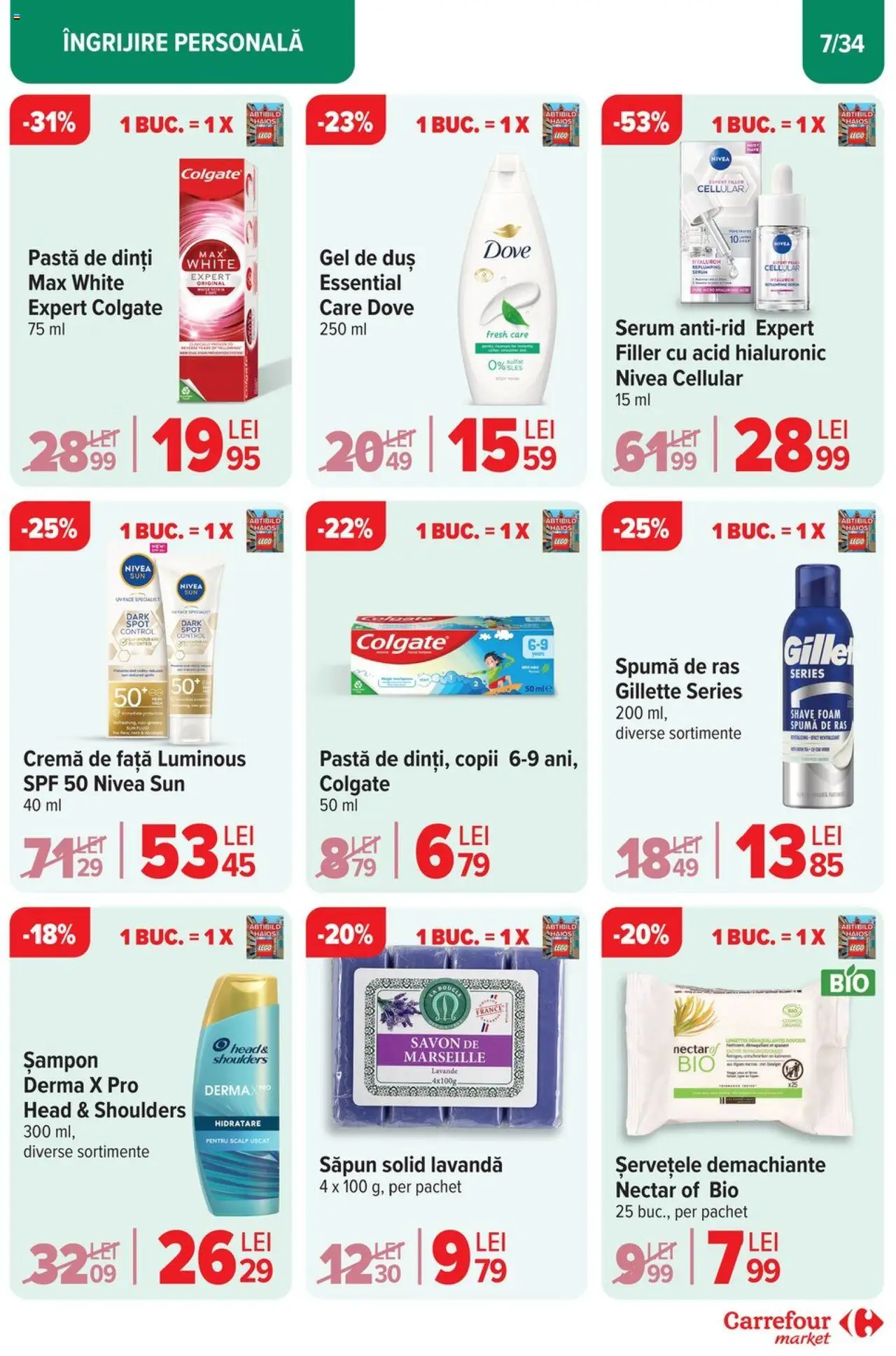 Catalog Carrefour 23 Aprilie - 6 Mai 2025 | Pagina 7 | Produse: Serum, Șampon, Cremă, Săpun