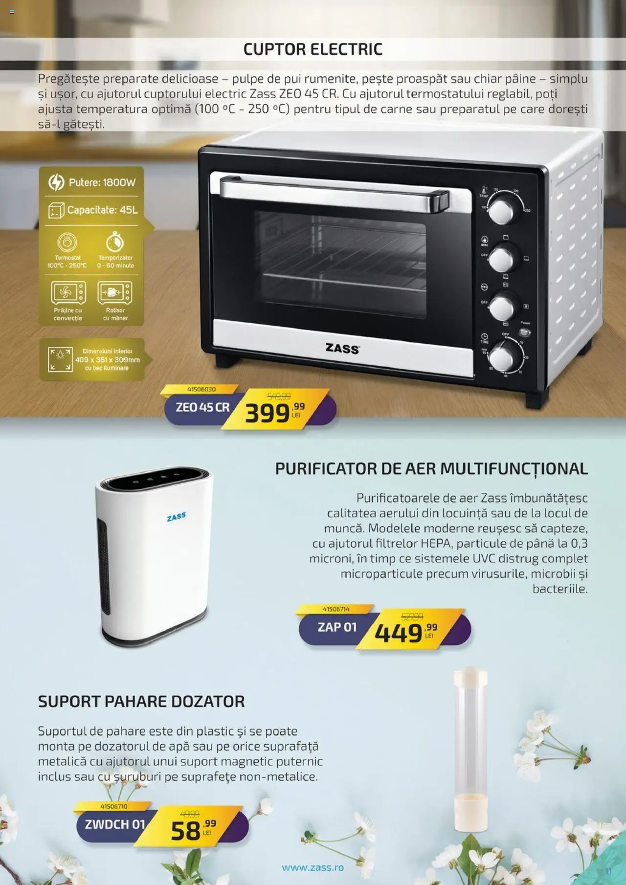 Catalog Carrefour 23 Aprilie - 2 Iunie 2025 | Pagina 11 | Produse: Suport magnetic, Cuptor, Pahare, Apă