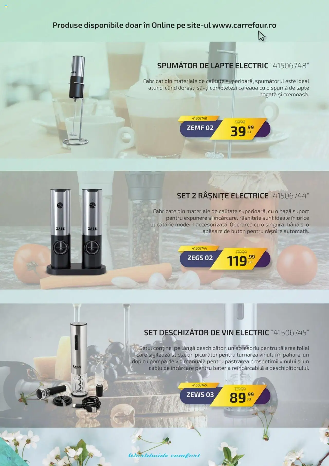 Catalog Carrefour 23 Aprilie - 2 Iunie 2025 | Pagina 16 | Produse: Cablu, Bucătărie, Lapte, Vin