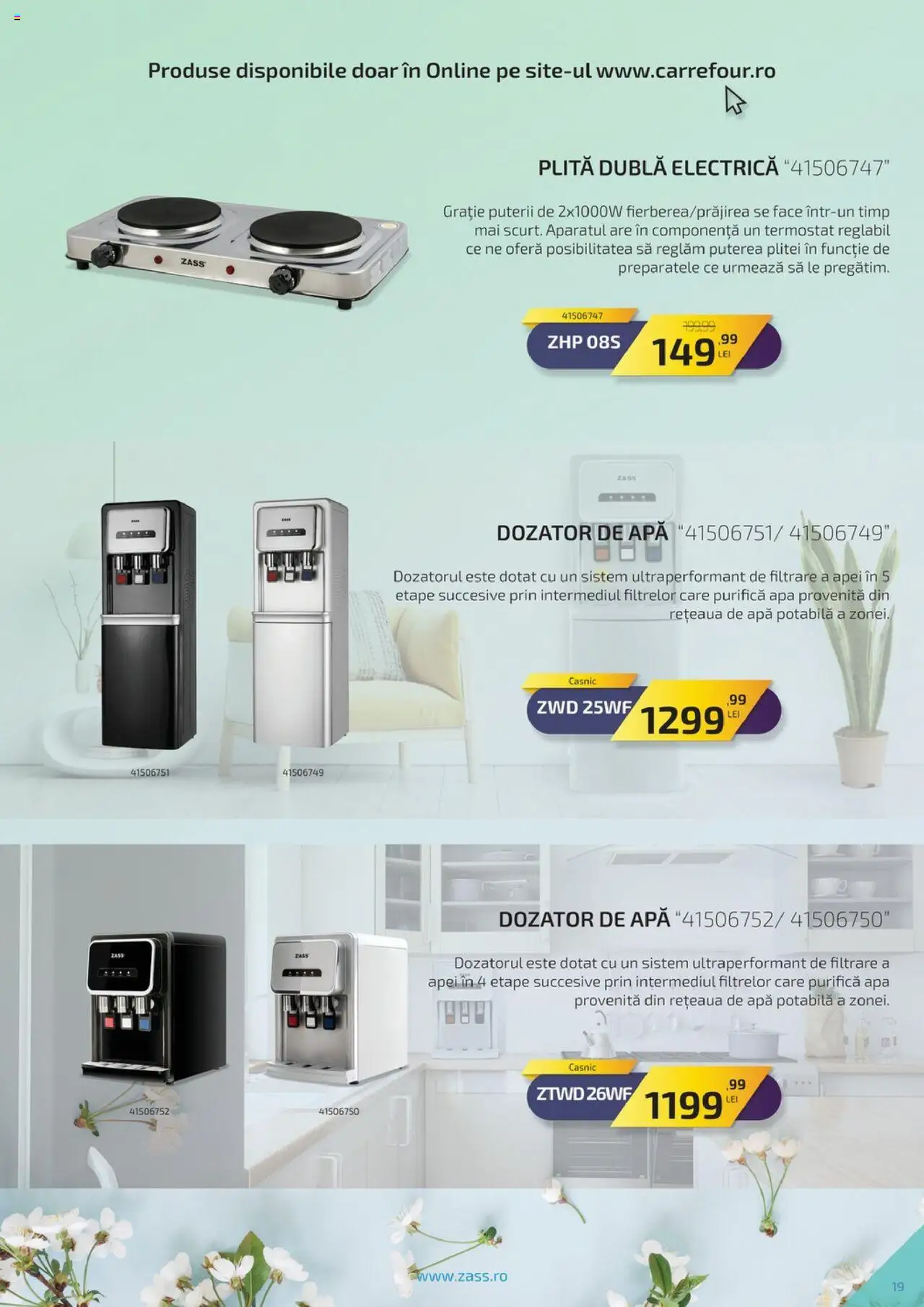 Catalog Carrefour 23 Aprilie - 2 Iunie 2025 | Pagina 19 | Produse: Plită, Apă