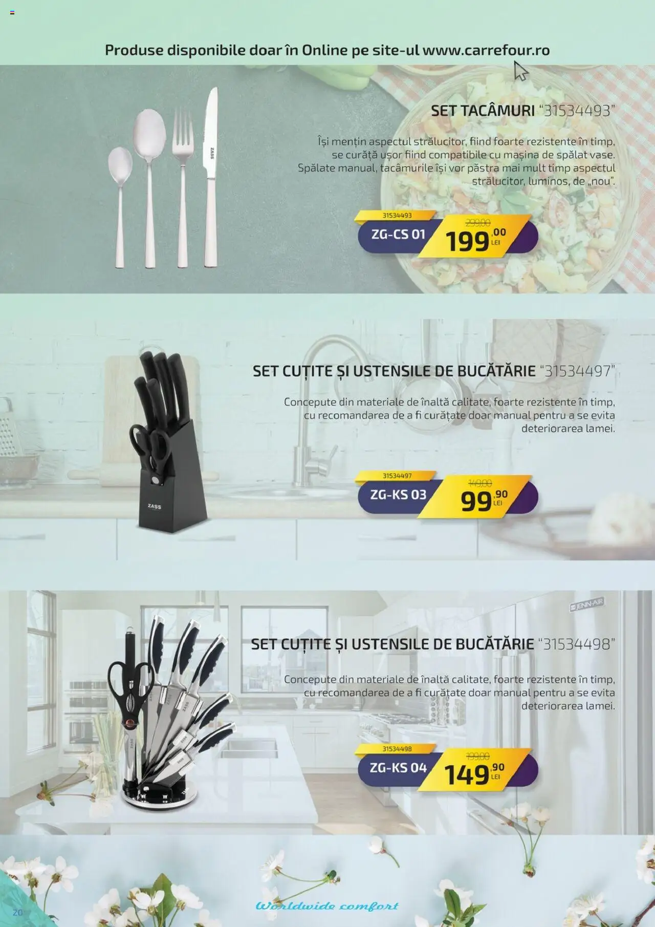 Catalog Carrefour 23 Aprilie - 2 Iunie 2025 | Pagina 20 | Produse: Mașină De Spălat, Zımba teli, Bucătărie