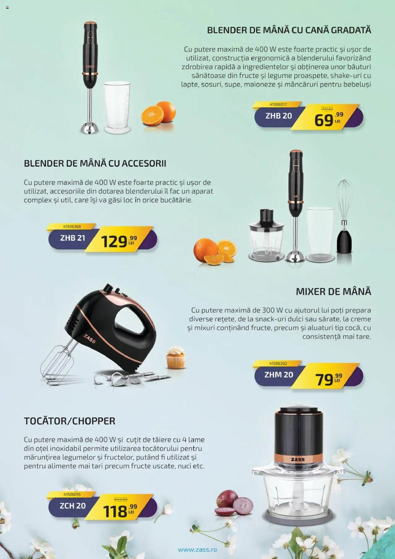 Catalog Carrefour 23 Aprilie - 2 Iunie 2025 | Pagina 3 | Produse: Blender, Cuțit, Legume, Fructe