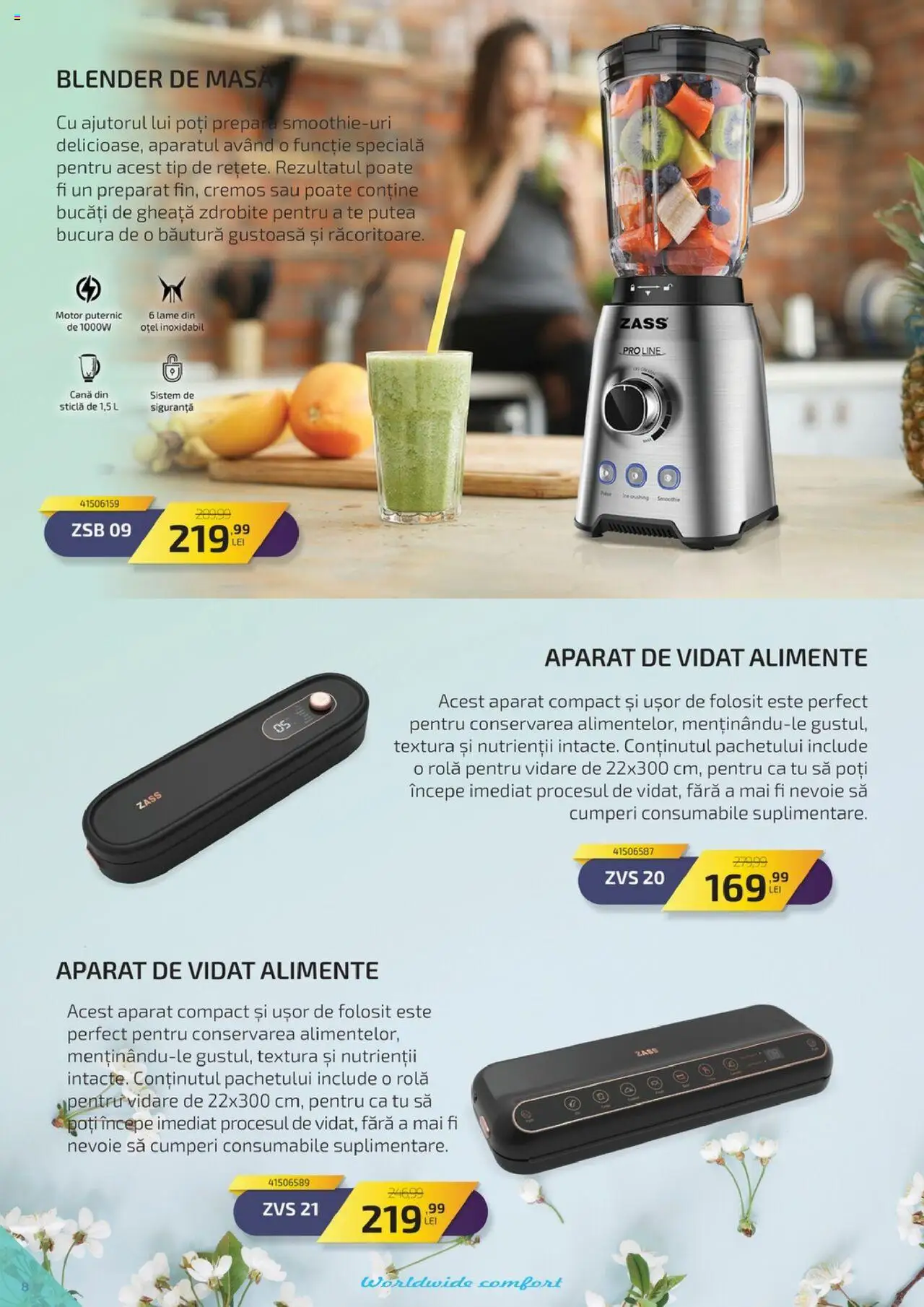 Catalog Carrefour 23 Aprilie - 2 Iunie 2025 | Pagina 8 | Produse: Blender, Masă, Smoothie