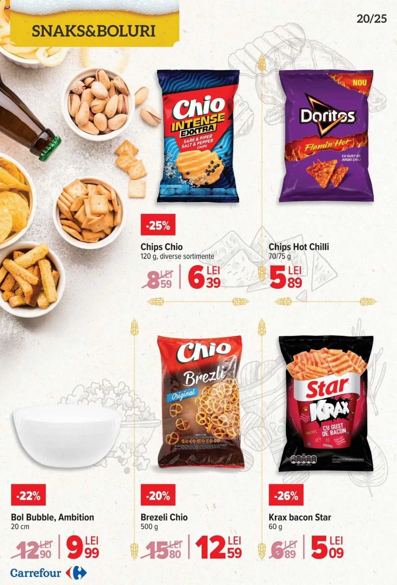 Catalog Carrefour 23 Aprilie - 6 Mai 2025 | Pagina 20 | Produse: Chilli, Bol, Ardei, Bacon