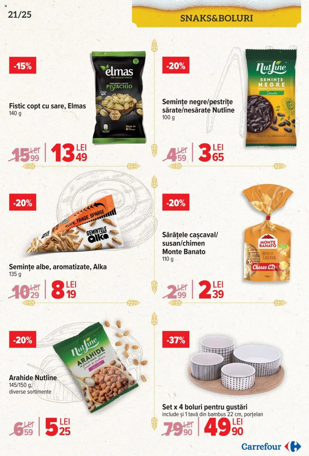 Catalog Carrefour 23 Aprilie - 6 Mai 2025 | Pagina 21 | Produse: Masaüstü kılıfı, Cașcaval, Arahide, Semințe