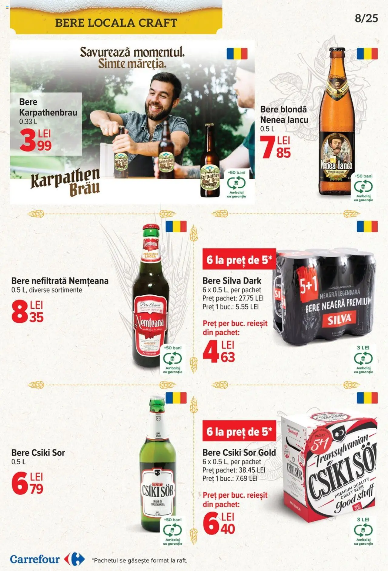 Catalog Carrefour 23 Aprilie - 6 Mai 2025 | Pagina 8 | Produse: Bere