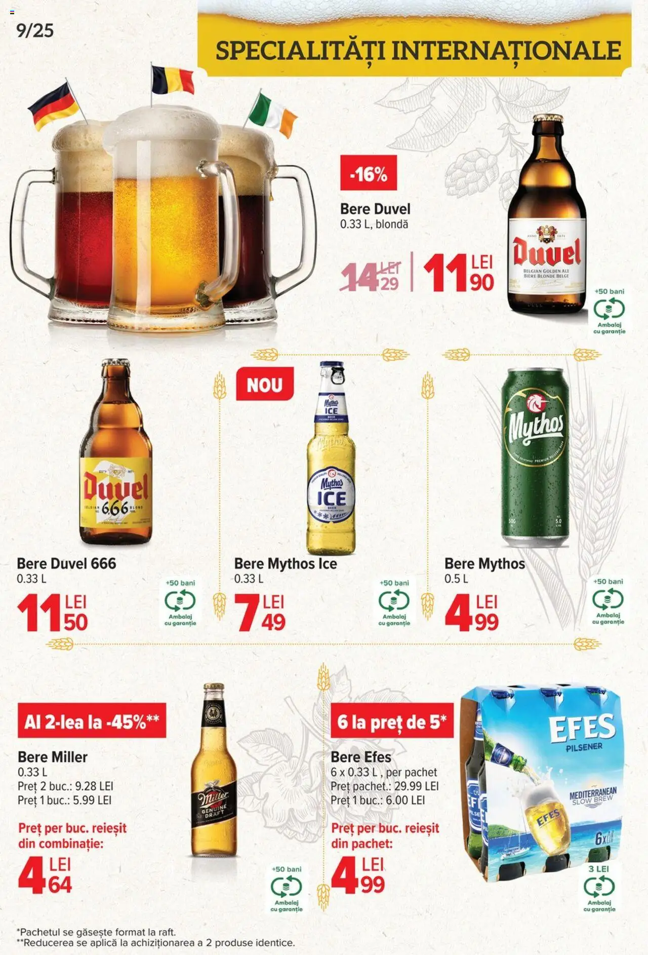 Catalog Carrefour 23 Aprilie - 6 Mai 2025 | Pagina 9 | Produse: Raft, Bere