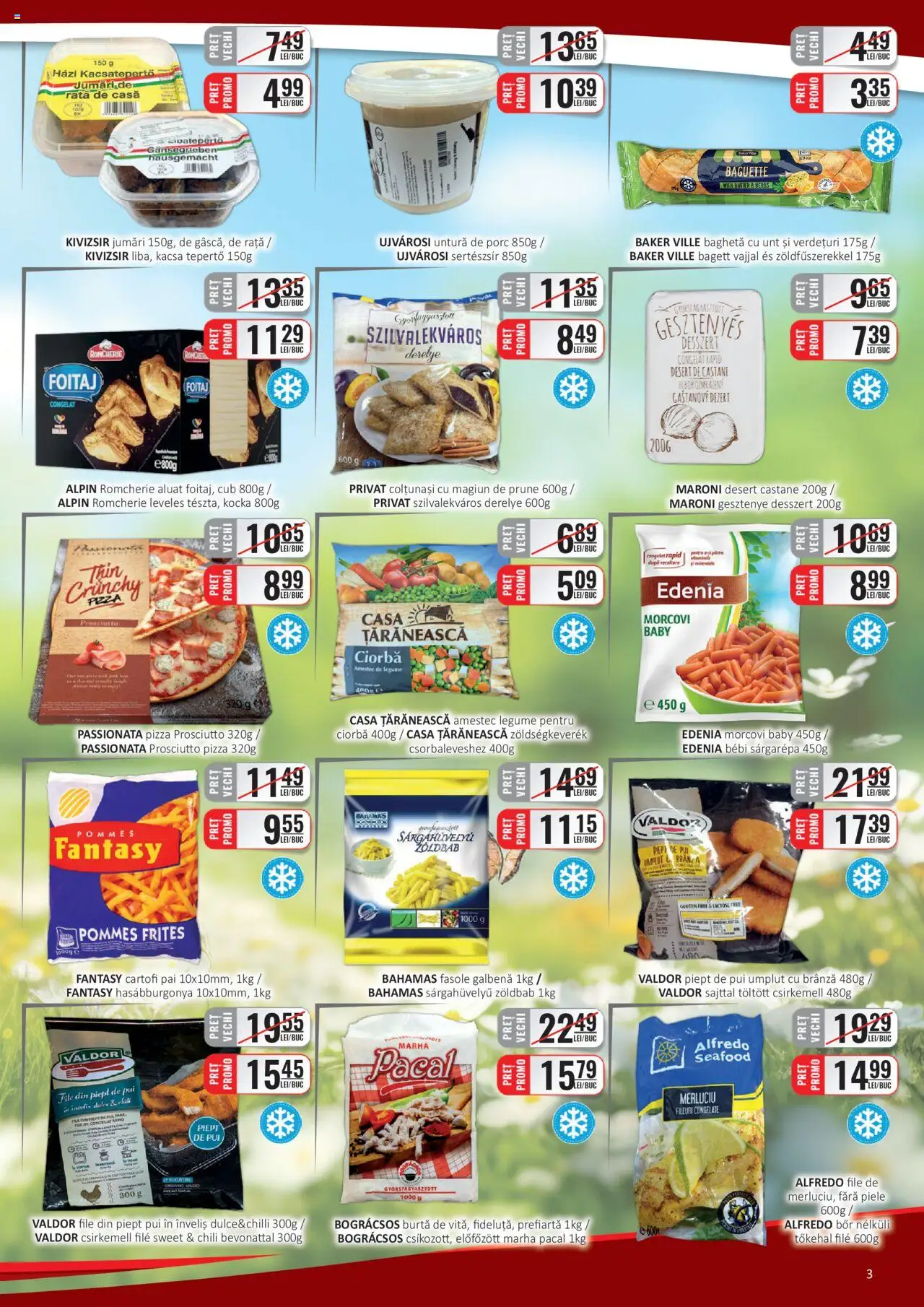Catalog CBA 16 - 30 Aprilie 2025 | Pagina 3 | Produse: Hacıyatmaz Kedi Oyuncağı, Morcovi, Cartofi, Legume