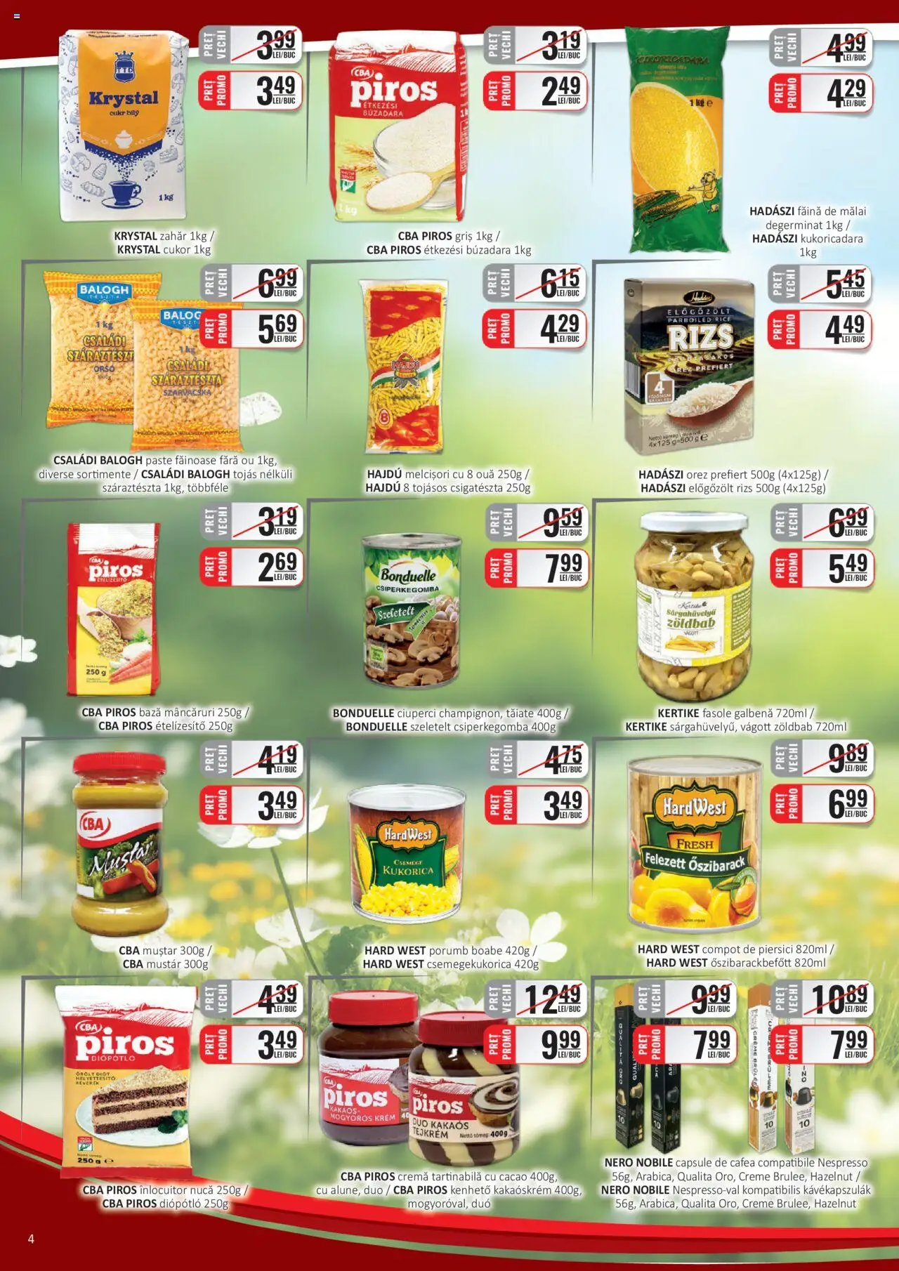 Catalog CBA 16 - 30 Aprilie 2025 | Pagina 4 | Produse: Ouă, Orez, Mălai, Porumb