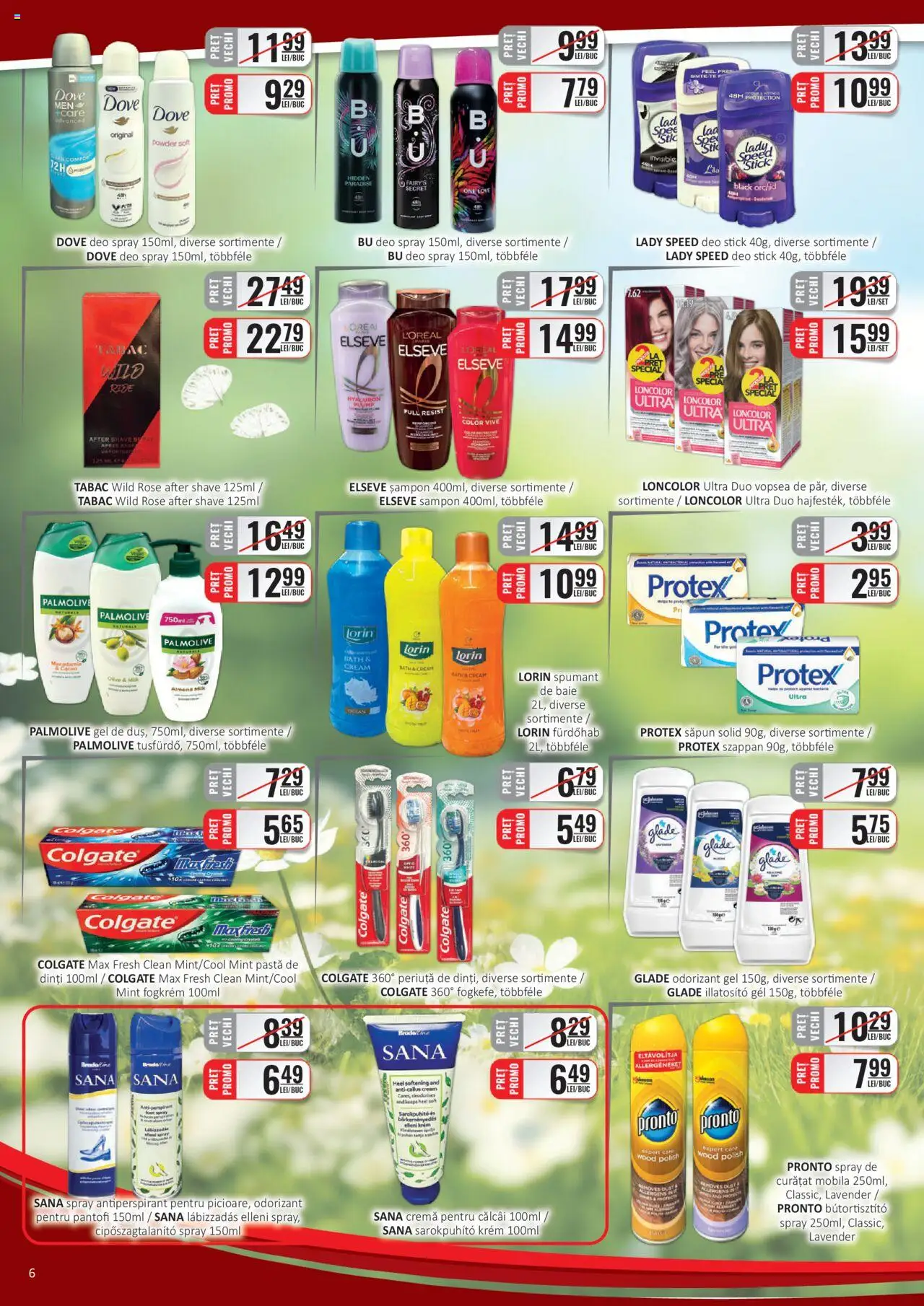 Catalog CBA 16 - 30 Aprilie 2025 | Pagina 6 | Produse: Săpun solid, Vopsea, Duș, Săpun
