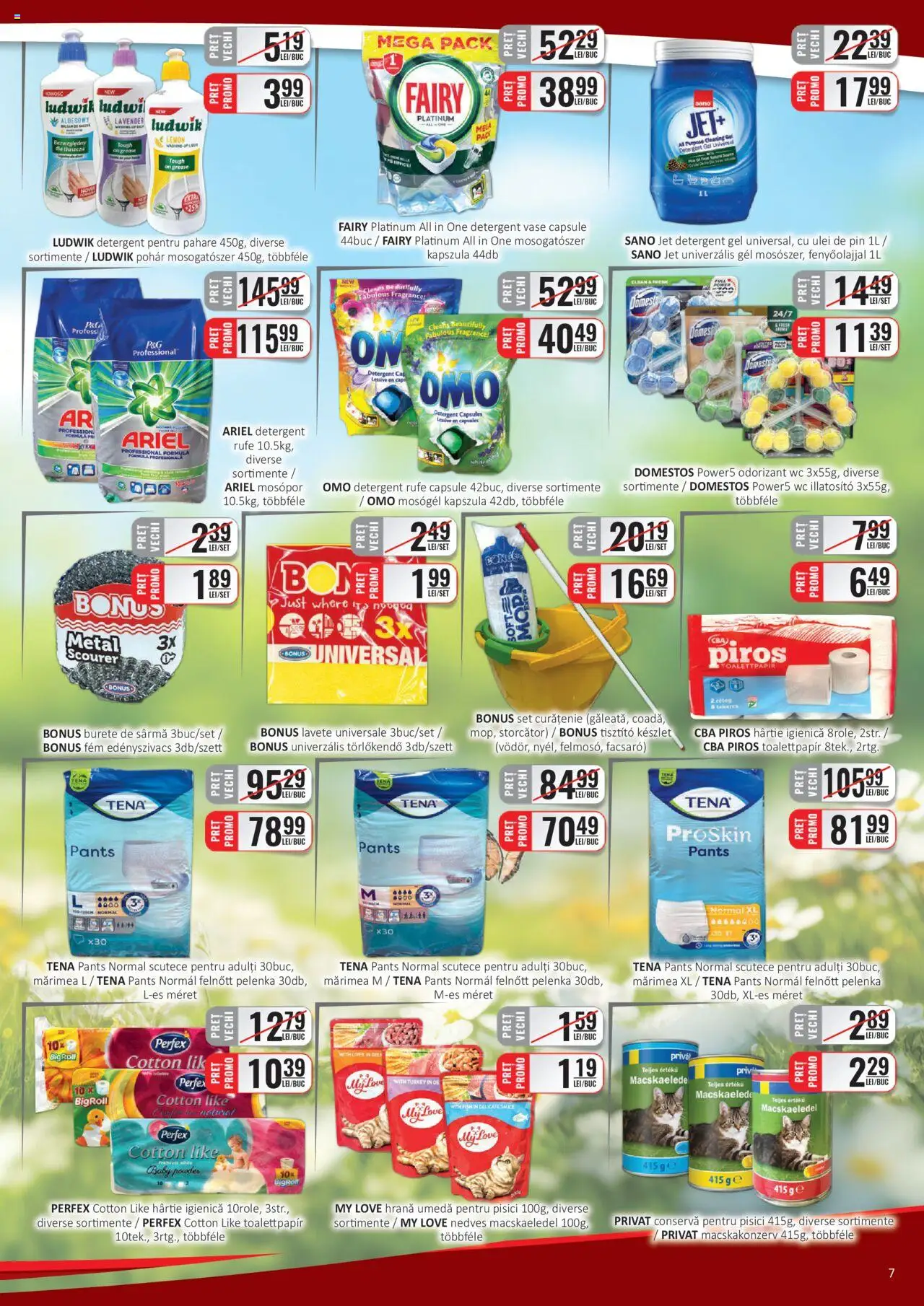 Catalog CBA 16 - 30 Aprilie 2025 | Pagina 7 | Produse: Pahare, Storcător, Detergent, Scutece