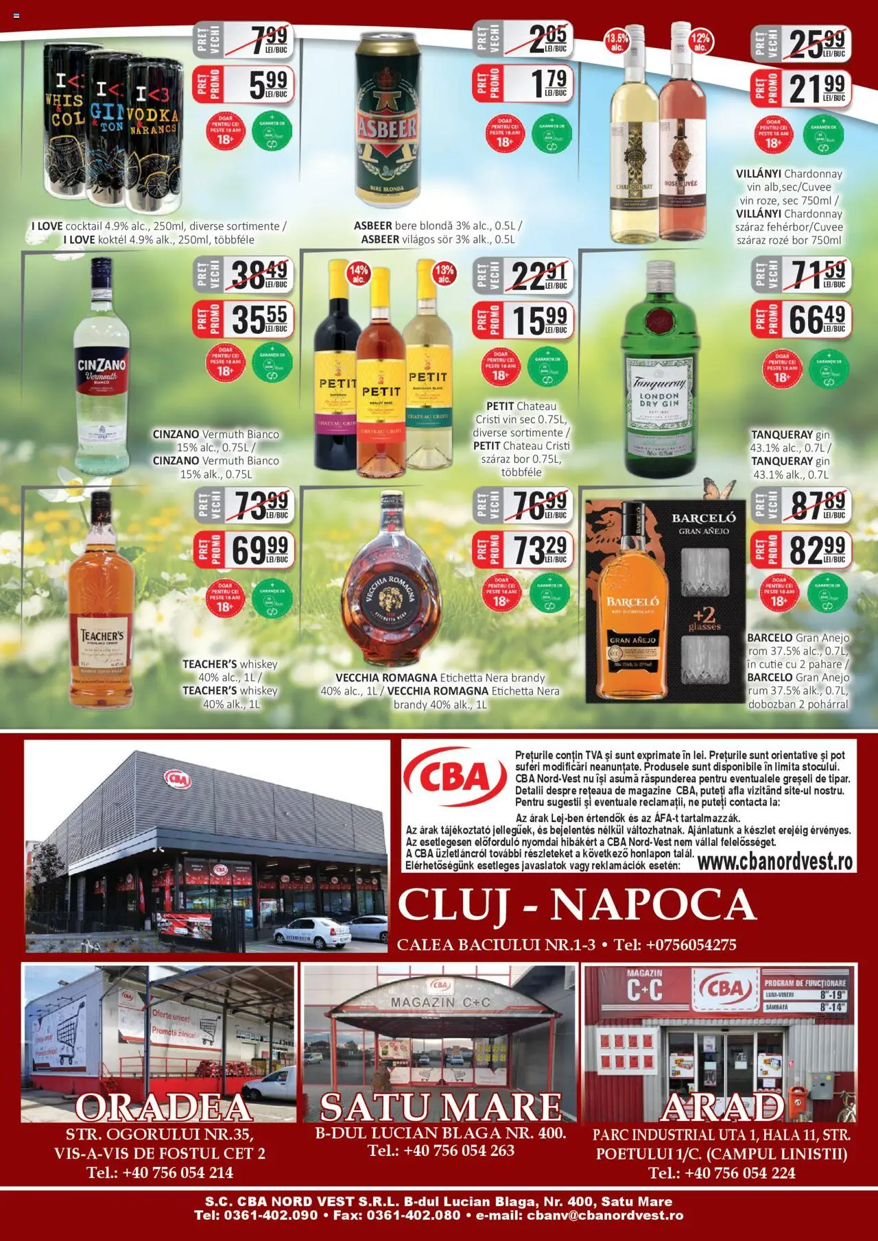 Catalog CBA 16 - 30 Aprilie 2025 | Pagina 8 | Produse: Pahare, Vin, Pește, Gin