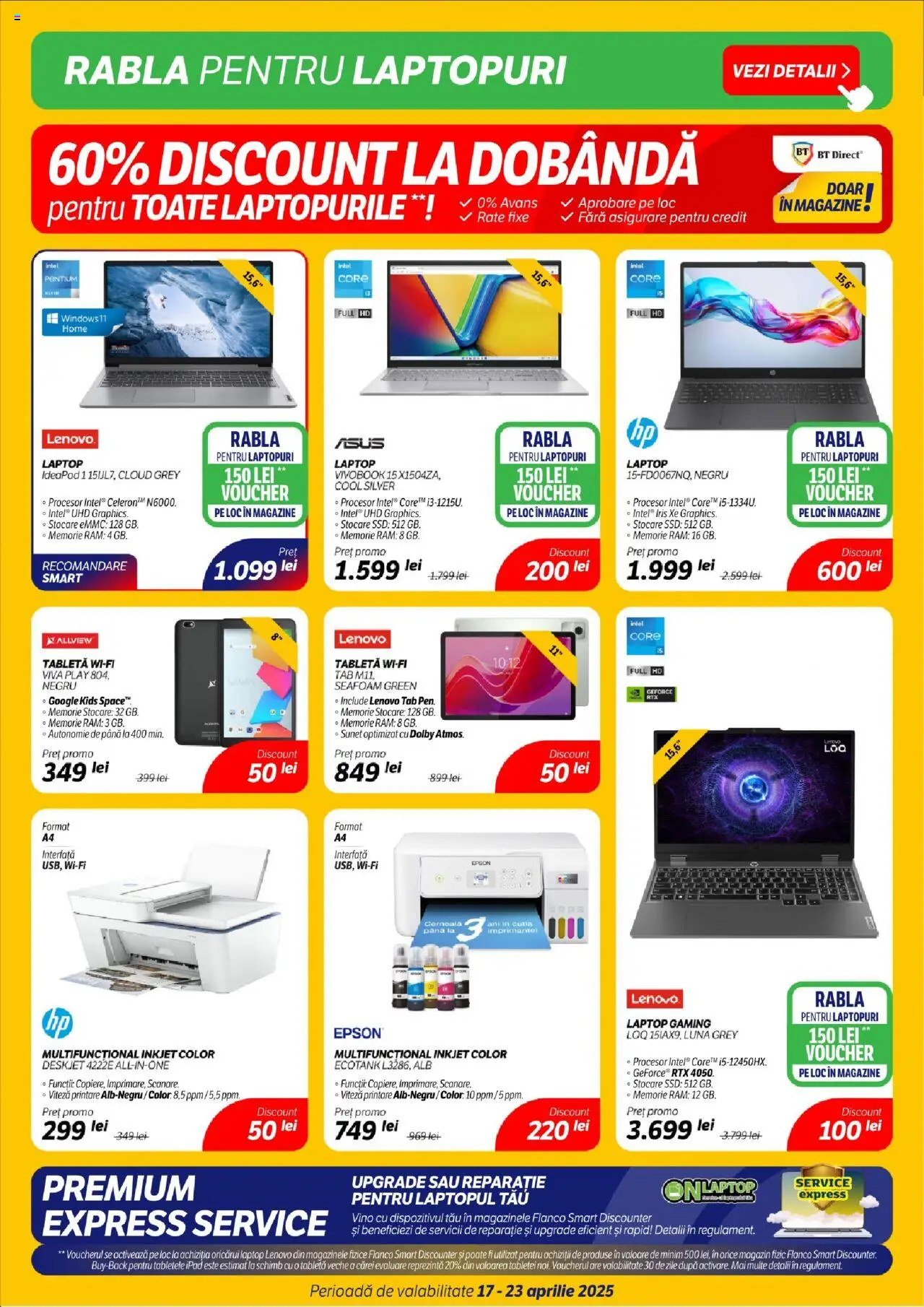 Catalog Flanco 17 - 23 Aprilie 2025 | Pagina 5 | Produse: Laptop, Memorie, Tabletă
