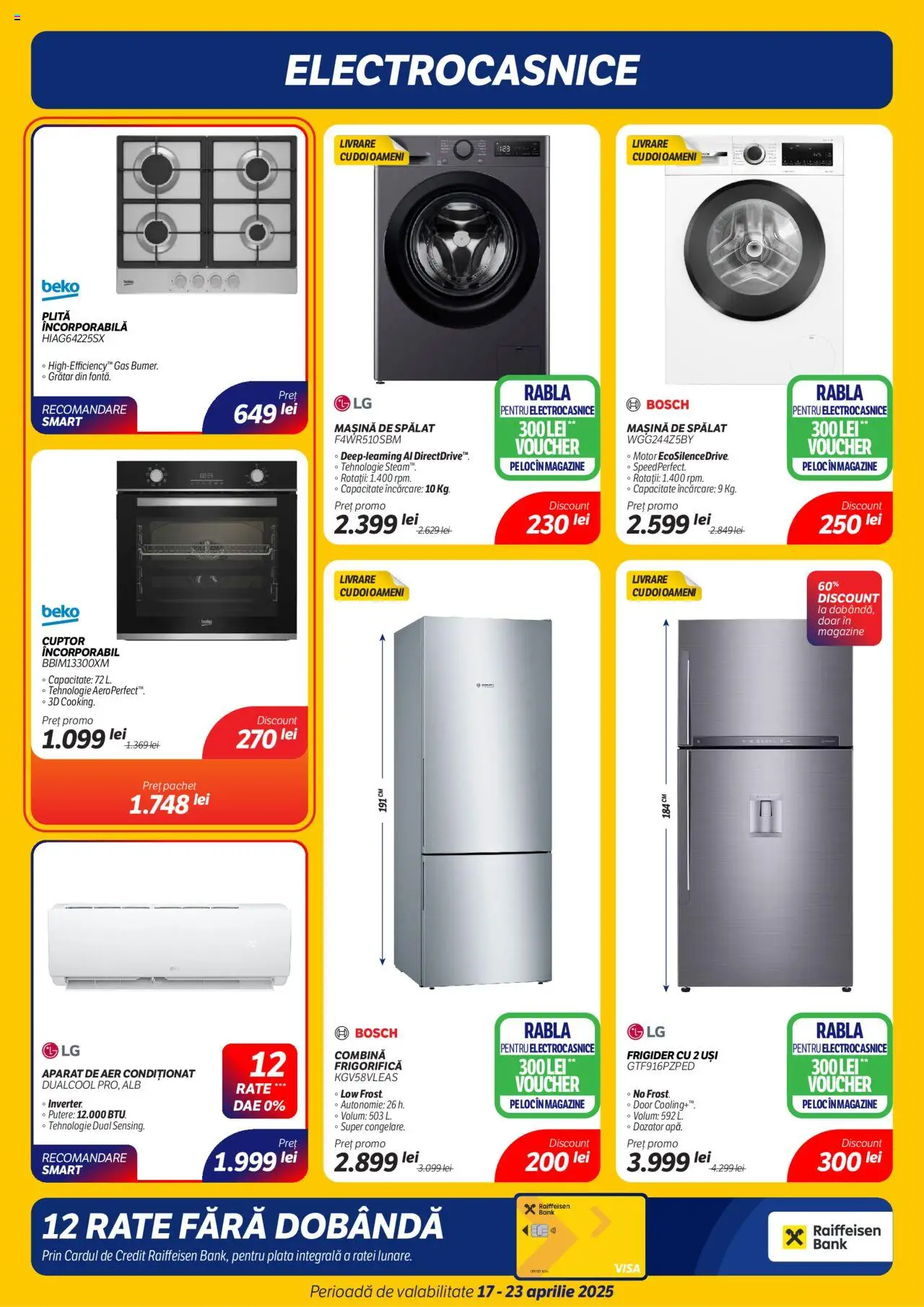 Catalog Flanco 17 - 23 Aprilie 2025 | Pagina 7 | Produse: Frigider, Mașină De Spălat, Cuptor, Aer Condiționat