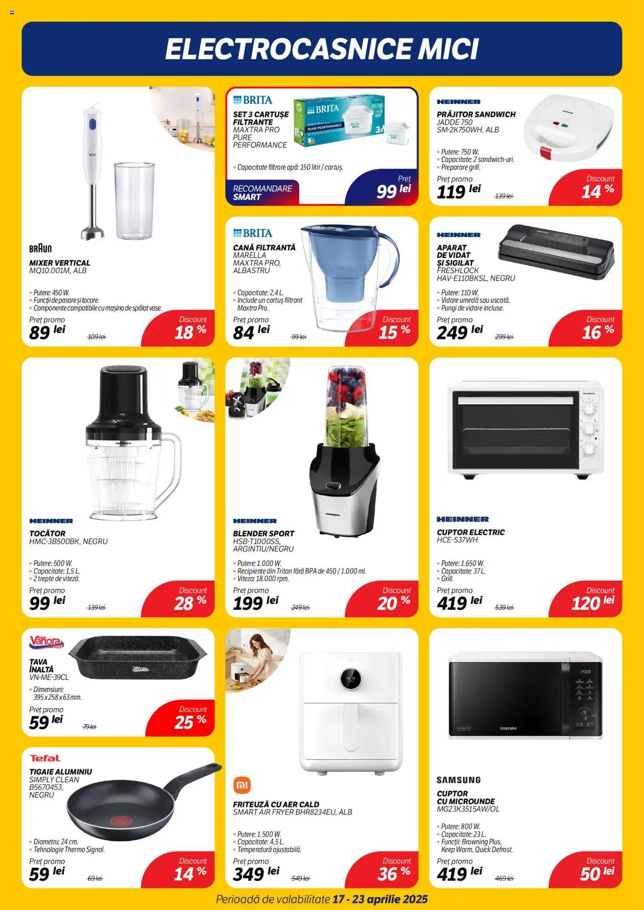 Catalog Flanco 17 - 23 Aprilie 2025 | Pagina 8 | Produse: Pomelo, Mixer, Friteuză, Mici