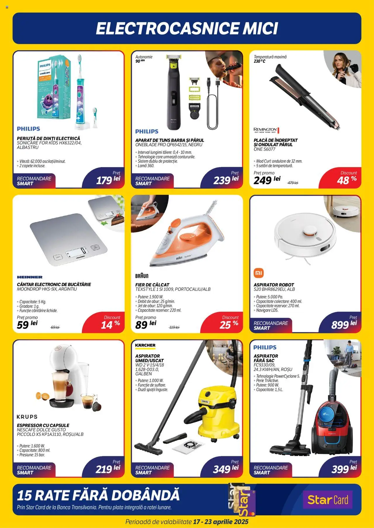 Catalog Flanco 17 - 23 Aprilie 2025 | Pagina 9 | Produse: Espressor, Fier de călcat, Cântar electronic, Bucătărie