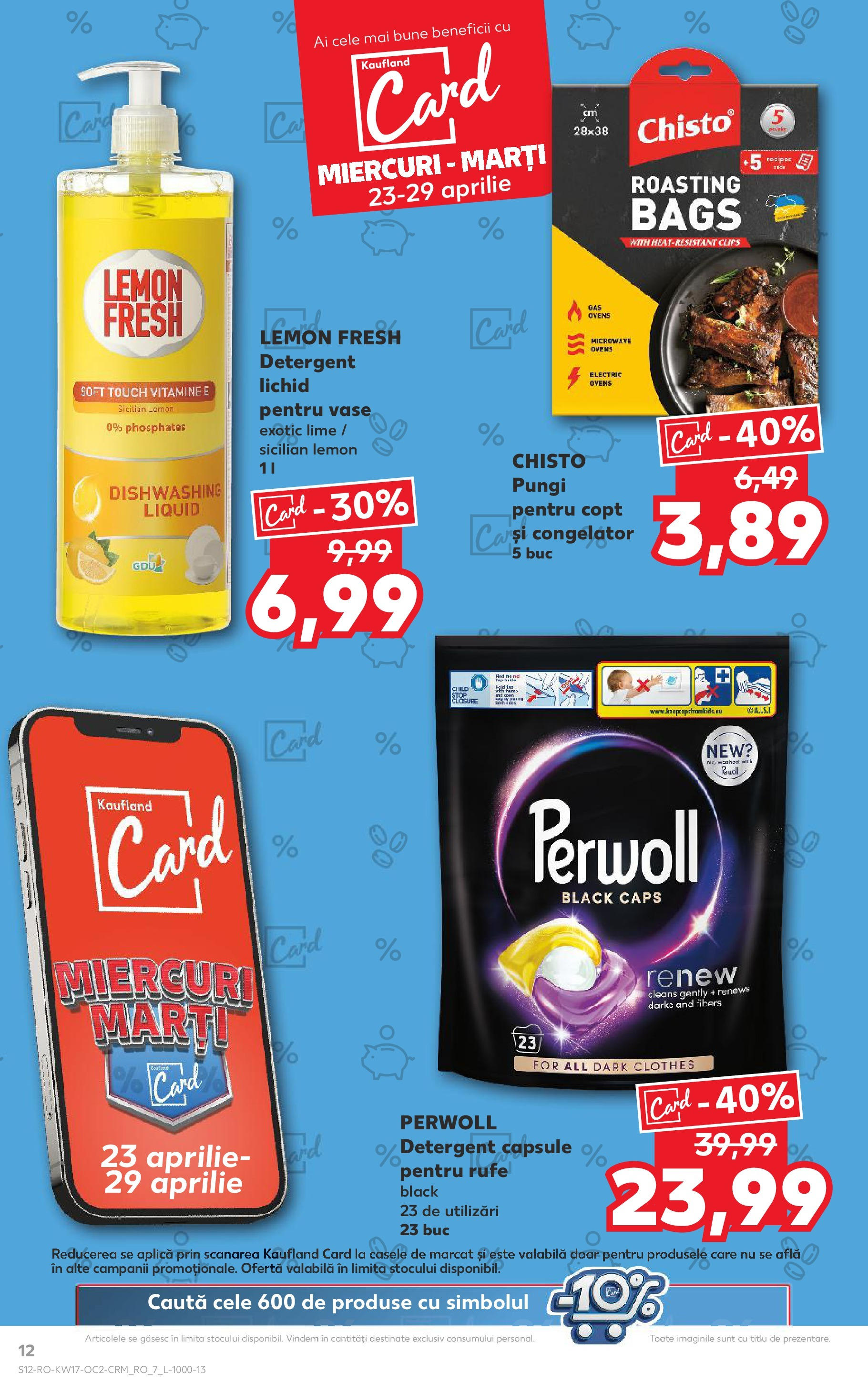 Catalog Kaufland 23 - 29 Aprilie 2025 | Pagina 12 | Produse: Lime, Pepino, Congelator, Detergent