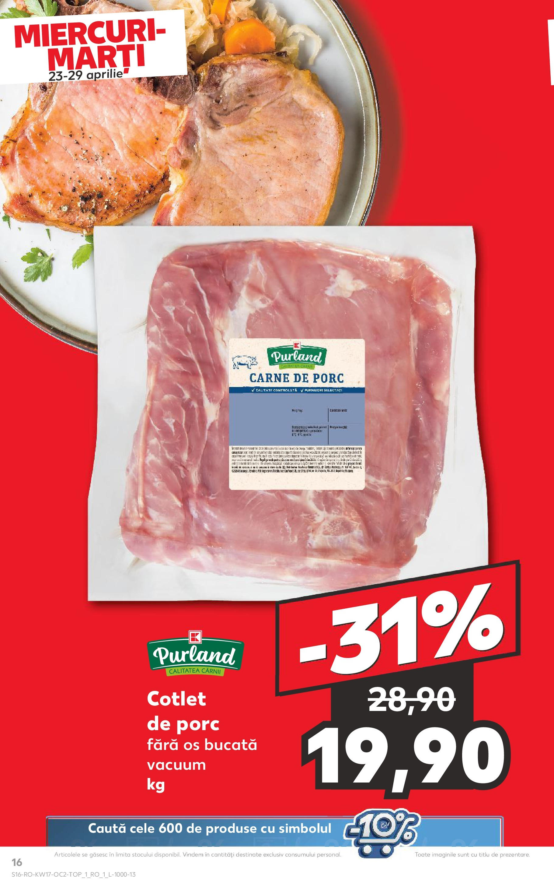 Catalog Kaufland 23 - 29 Aprilie 2025 | Pagina 16 | Produse: Lait de coco, Carne De Porc