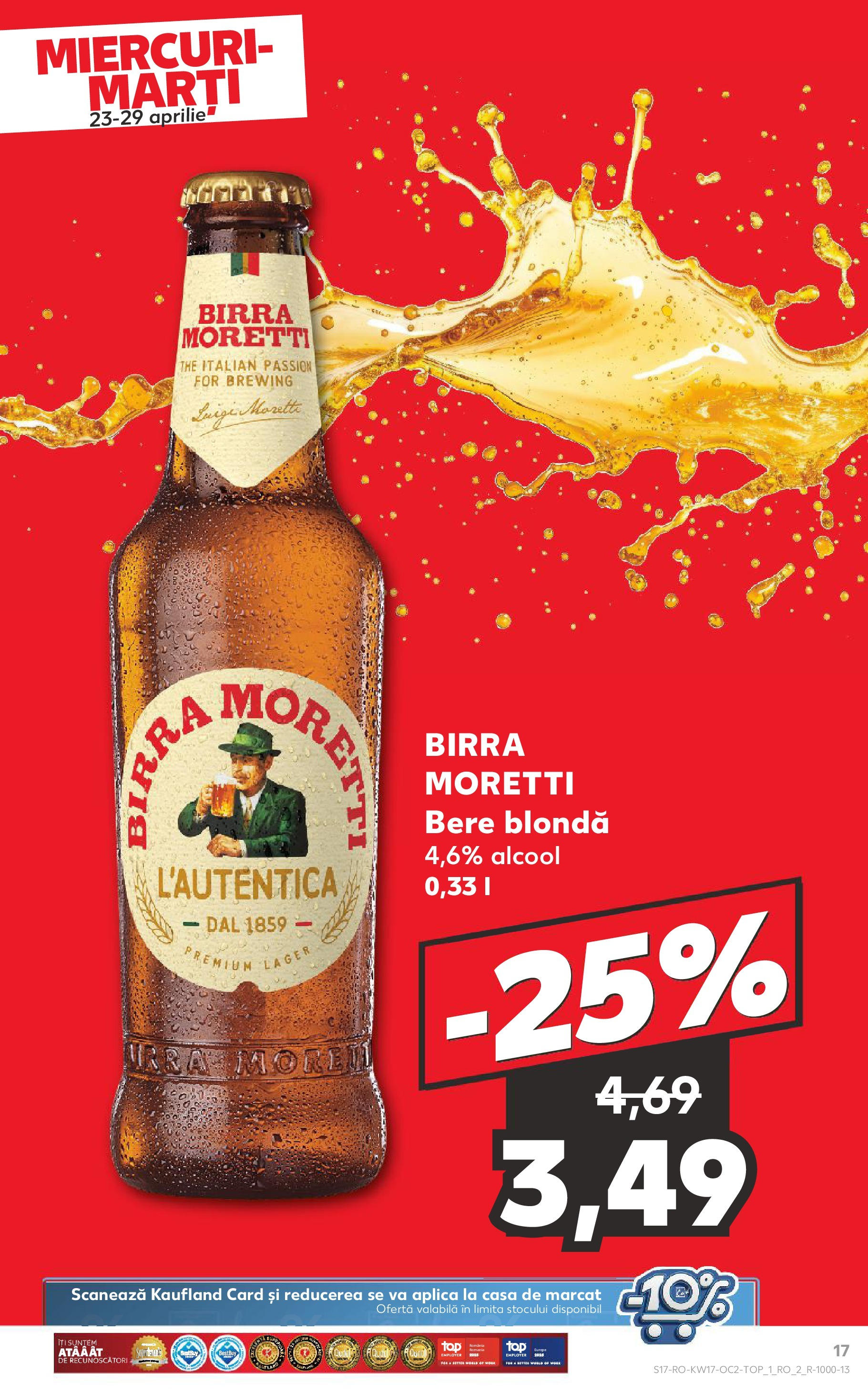 Catalog Kaufland 23 - 29 Aprilie 2025 | Pagina 17 | Produse: Bere