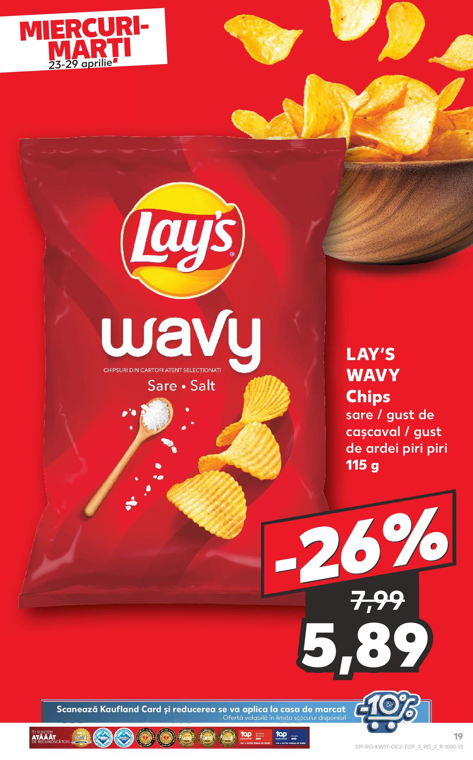 Catalog Kaufland 23 - 29 Aprilie 2025 | Pagina 19 | Produse: Cașcaval, Ardei, Cartofi, Sare