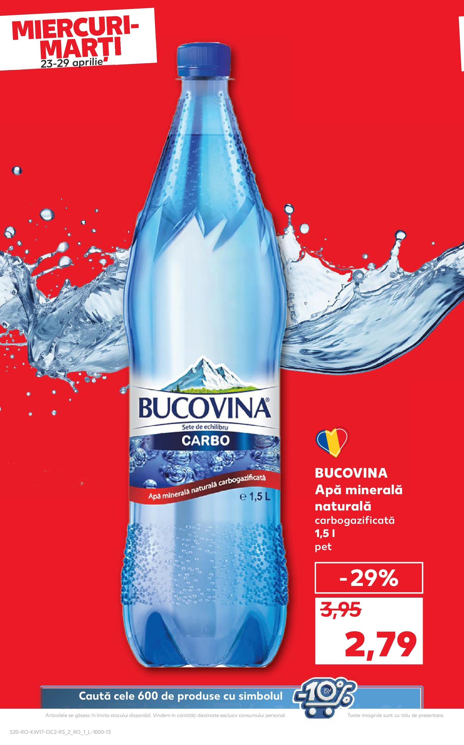 Catalog Kaufland 23 - 29 Aprilie 2025 | Pagina 20 | Produse: Yazı tahtası kalemi, Apă