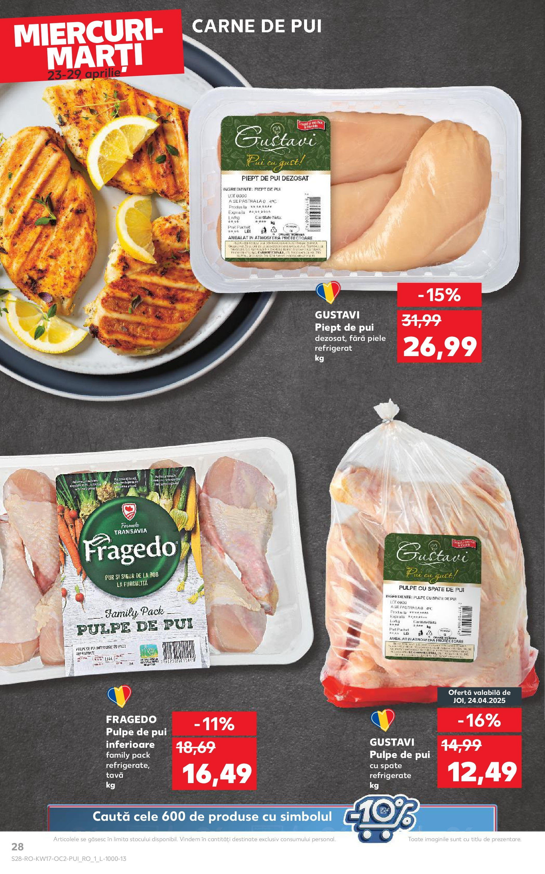 Catalog Kaufland 23 - 29 Aprilie 2025 | Pagina 28 | Produse: Hacıyatmaz Kedi Oyuncağı, Carne De Pui