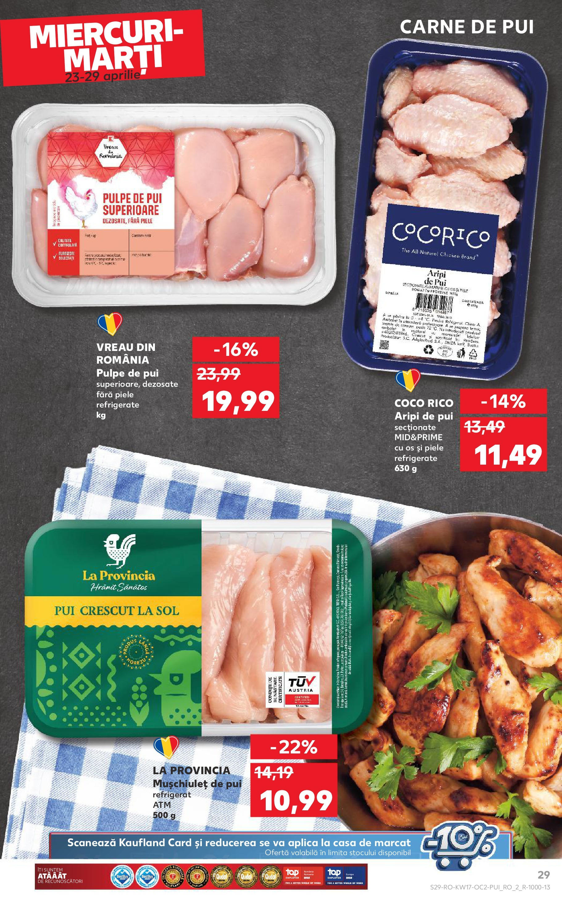 Catalog Kaufland 23 - 29 Aprilie 2025 | Pagina 29 | Produse: Hacıyatmaz Kedi Oyuncağı, Carne De Pui