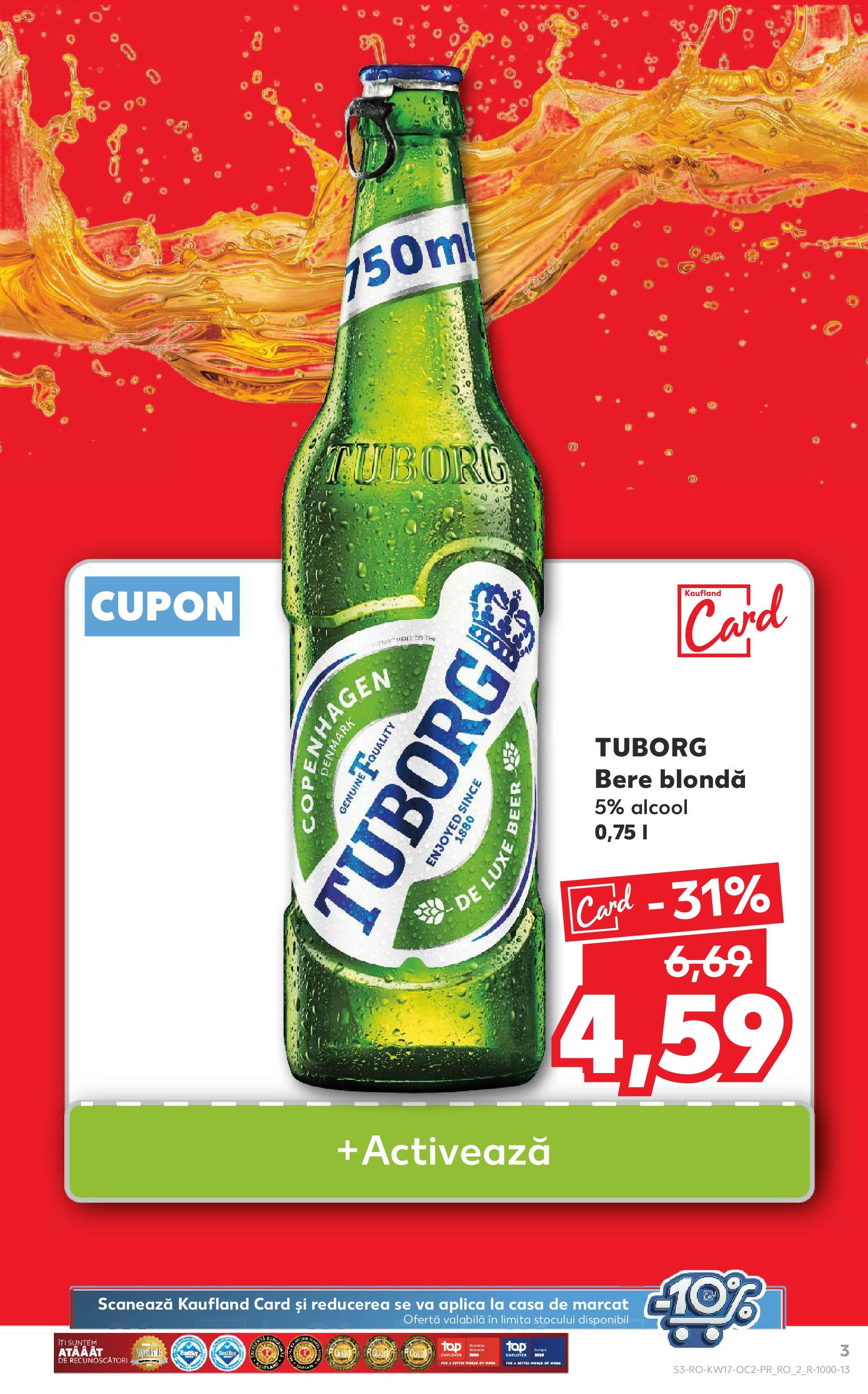 Catalog Kaufland 23 - 29 Aprilie 2025 | Pagina 3 | Produse: Bere