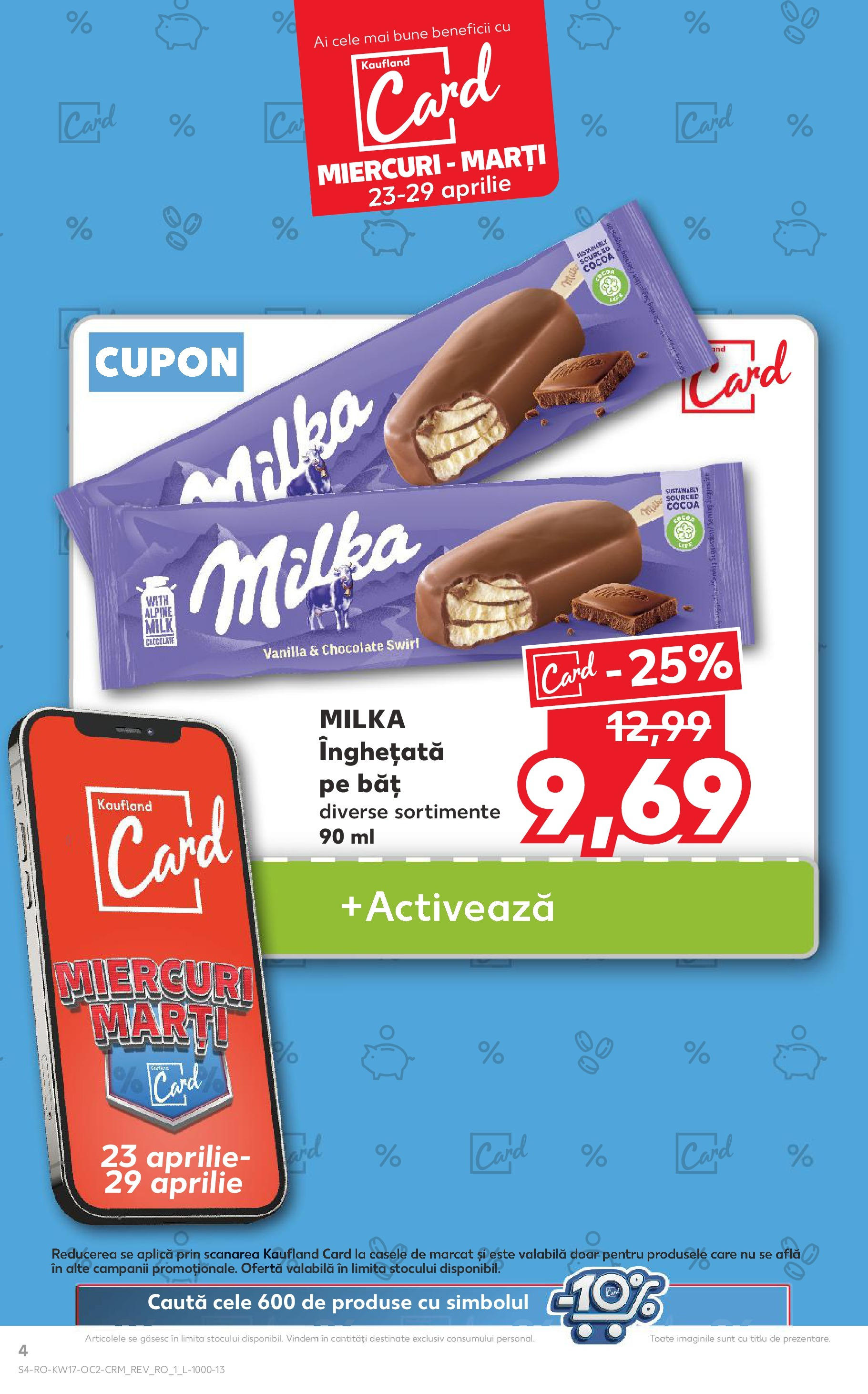 Catalog Kaufland 23 - 29 Aprilie 2025 | Pagina 4 | Produse: Înghețată