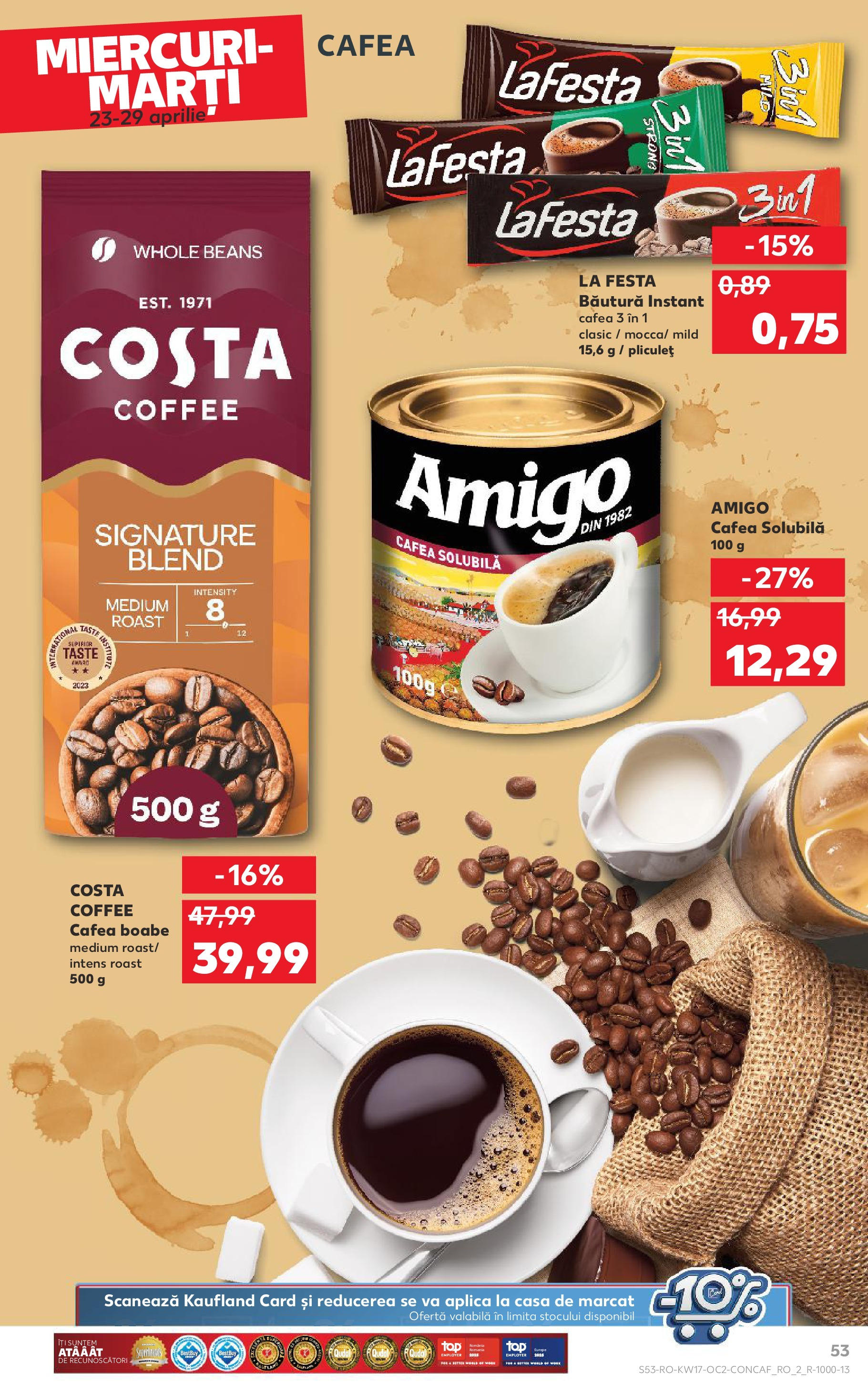 Catalog Kaufland 23 - 29 Aprilie 2025 | Pagina 53 | Produse: Cafea