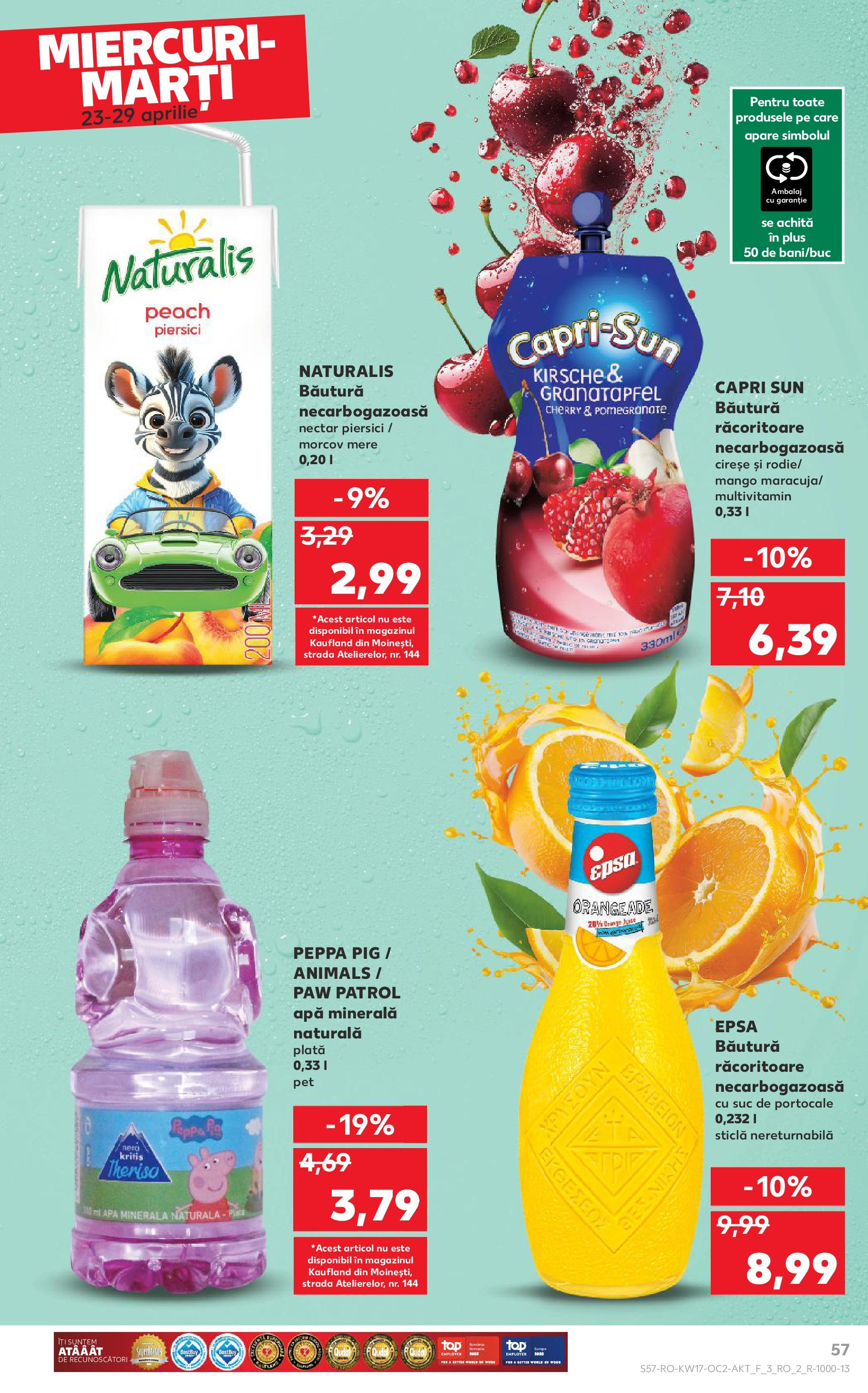 Catalog Kaufland 23 - 29 Aprilie 2025 | Pagina 57 | Produse: Matériel de Street Workout, Mere, Portocale, Mango