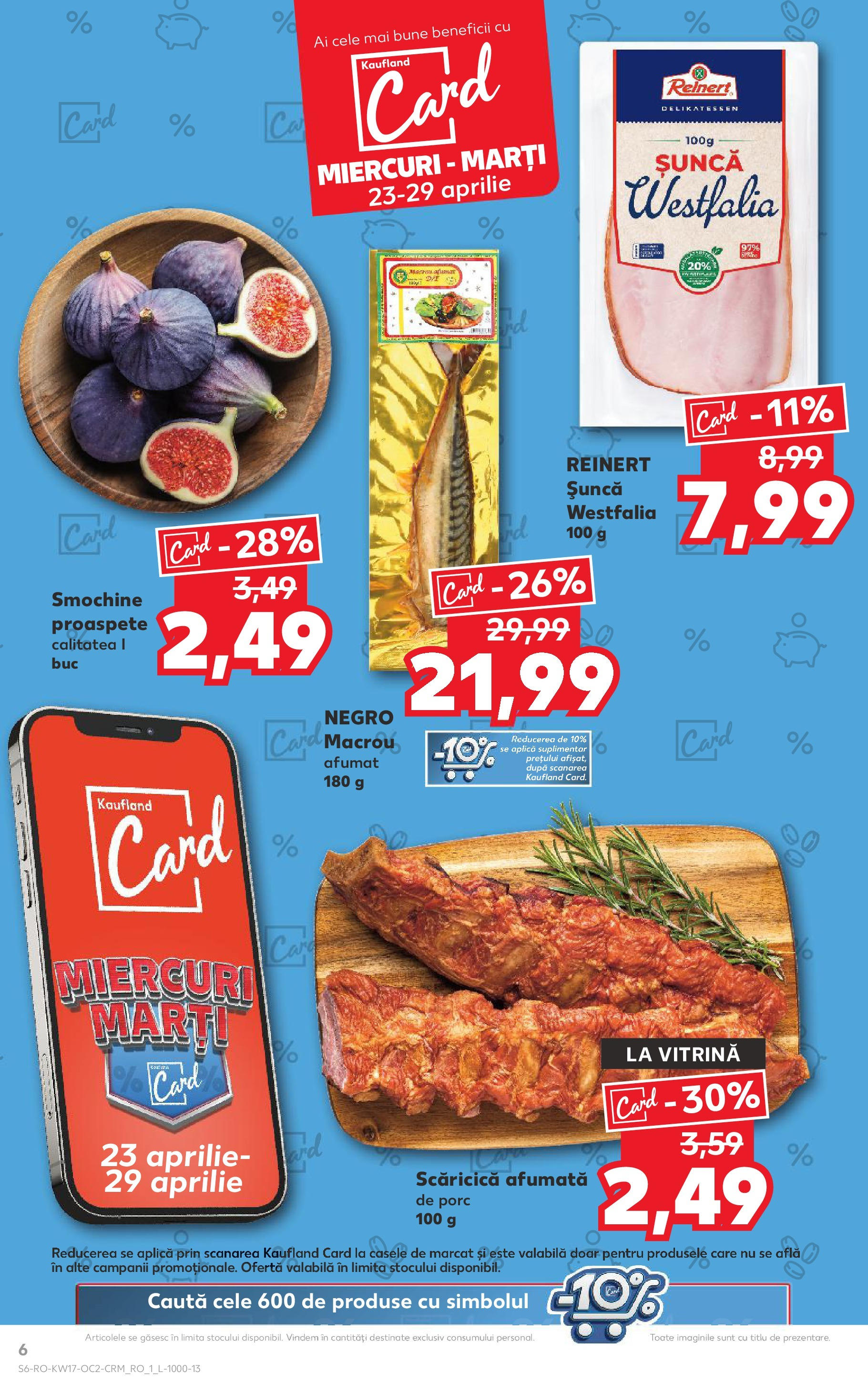 Catalog Kaufland 23 - 29 Aprilie 2025 | Pagina 6 | Produse: Vitrină, Șuncă