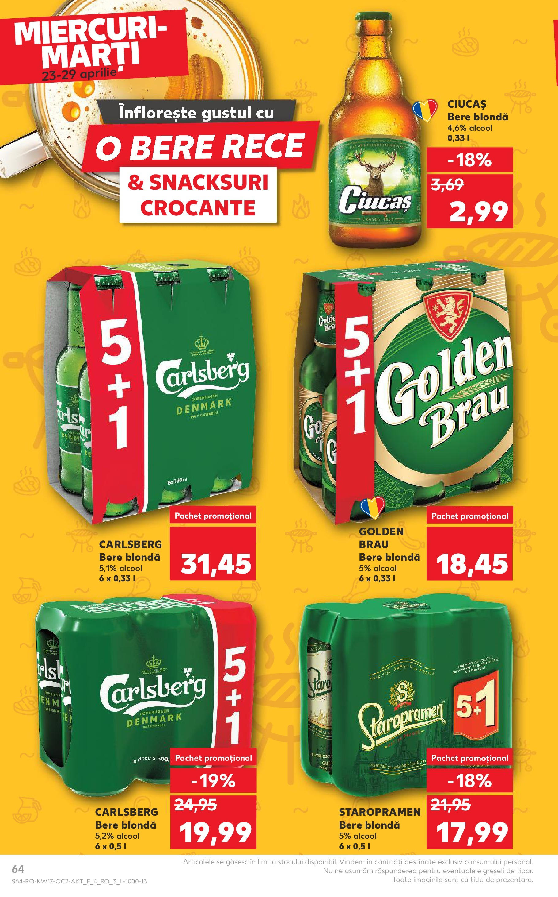 Catalog Kaufland 23 - 29 Aprilie 2025 | Pagina 64 | Produse: Bere