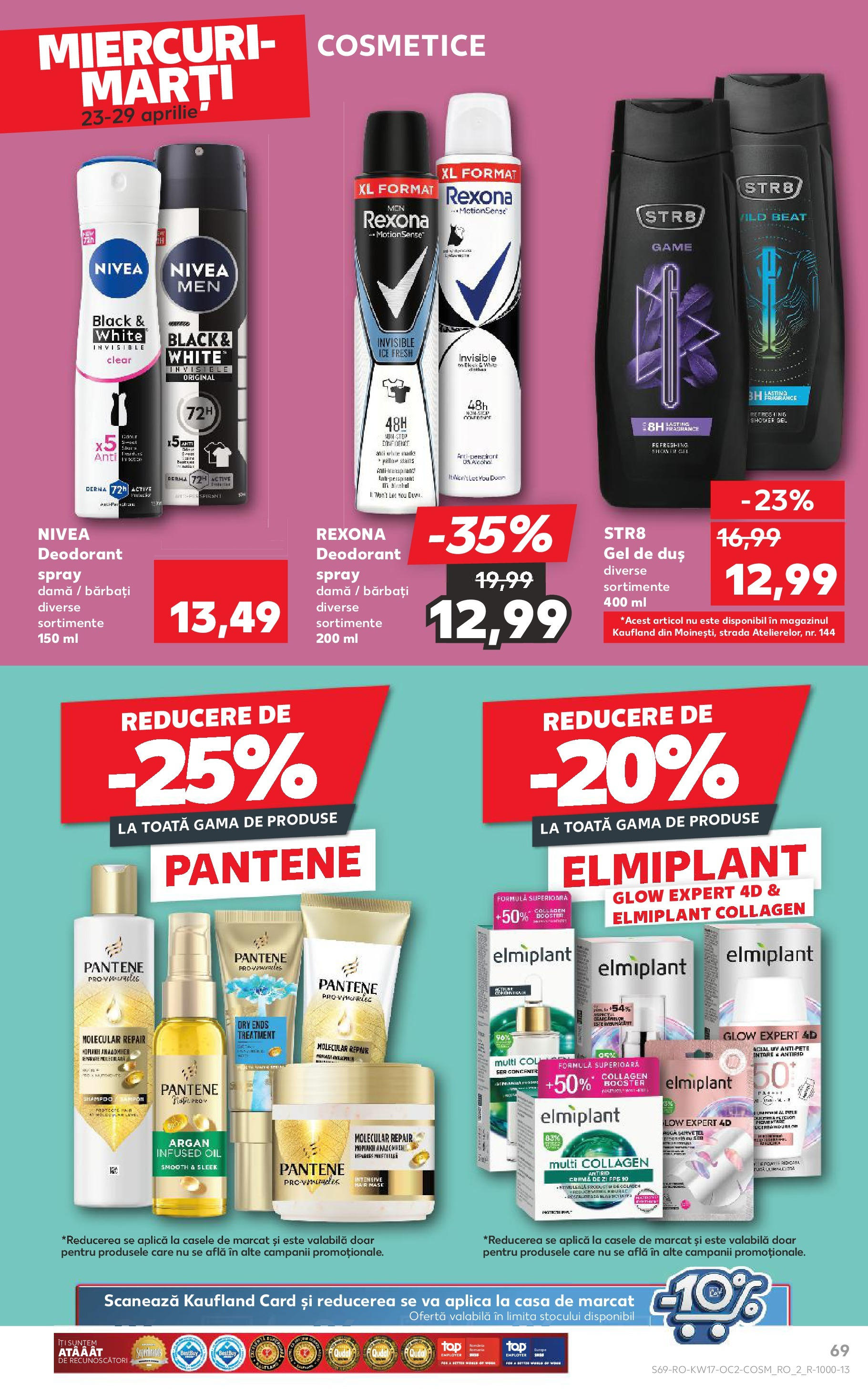 Catalog Kaufland 23 - 29 Aprilie 2025 | Pagina 69 | Produse: Cremă de zi, Duș, Amerikan servis, Deodorant