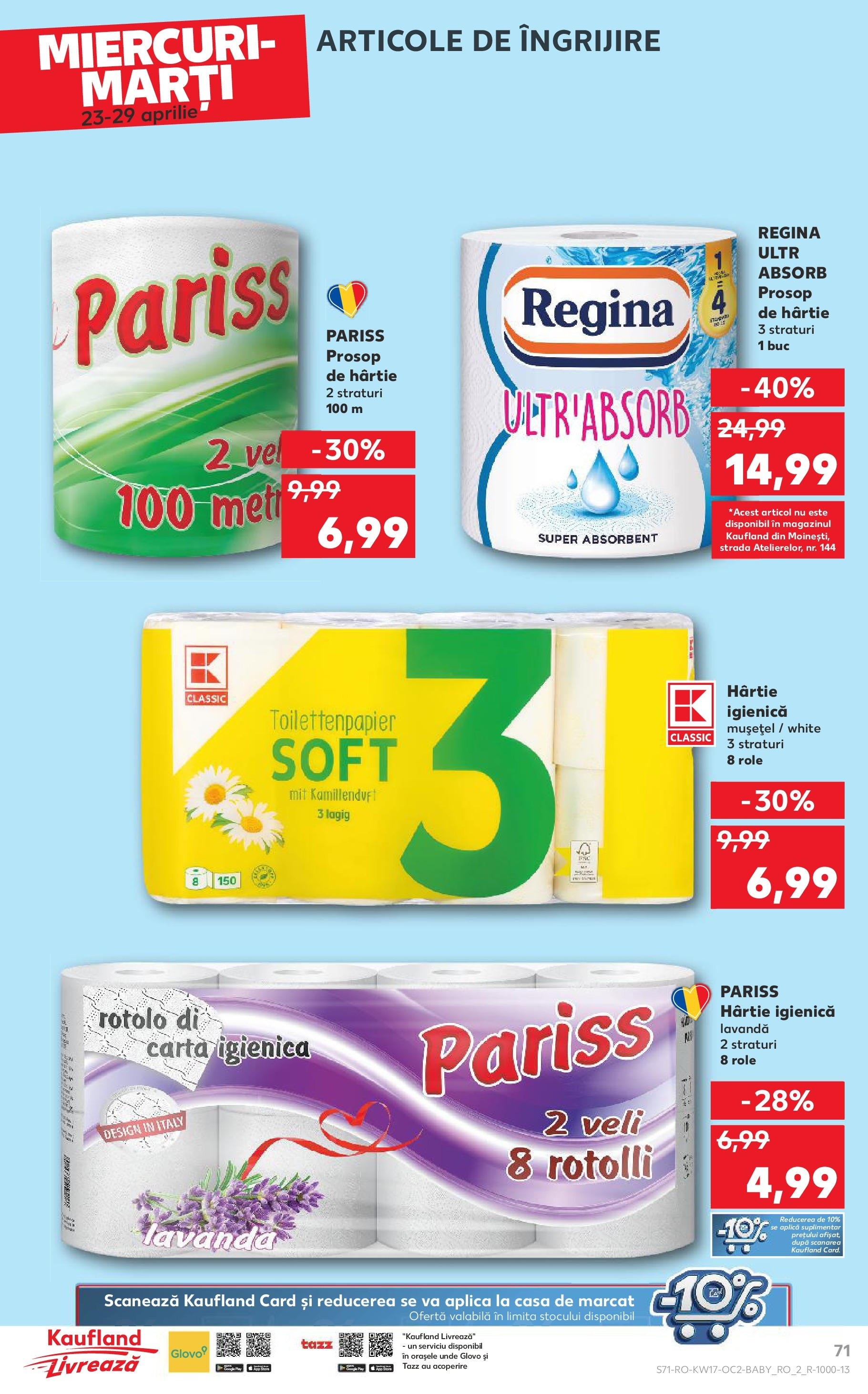 Catalog Kaufland 23 - 29 Aprilie 2025 | Pagina 71 | Produse: Role