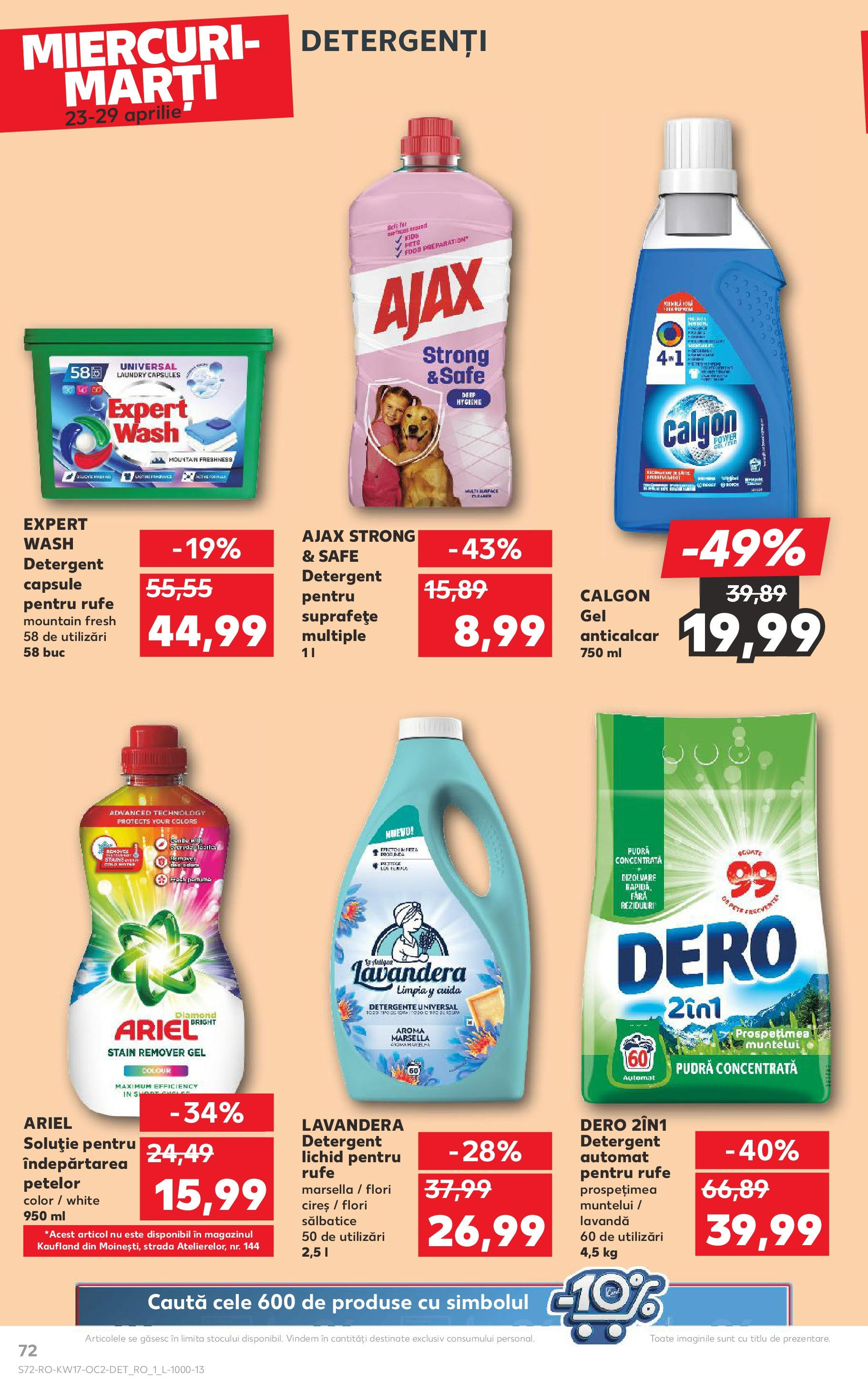 Catalog Kaufland 23 - 29 Aprilie 2025 | Pagina 72 | Produse: Pudră, Detergent