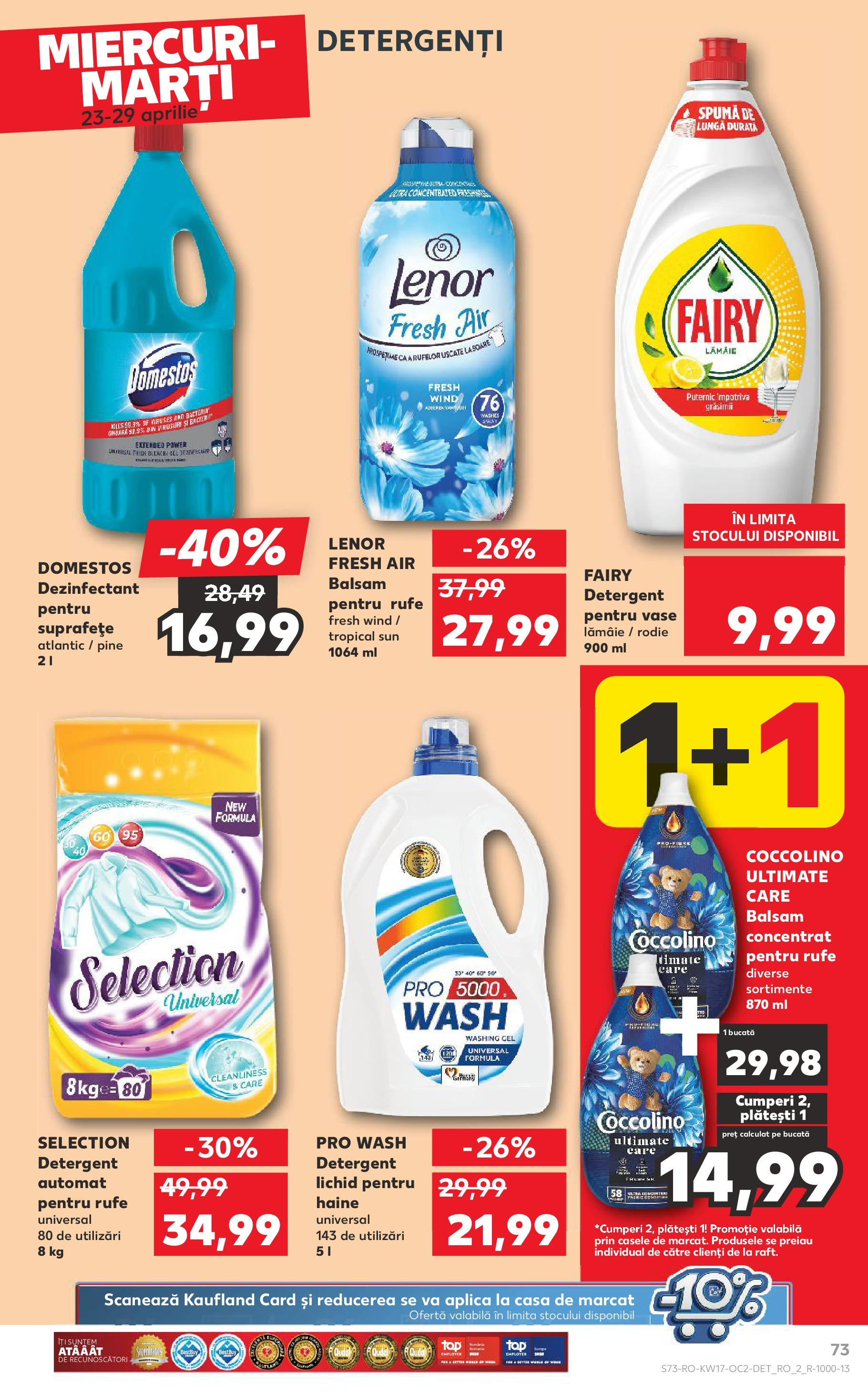 Catalog Kaufland 23 - 29 Aprilie 2025 | Pagina 73 | Produse: Balsam, Detergent, Haine, Lămâie