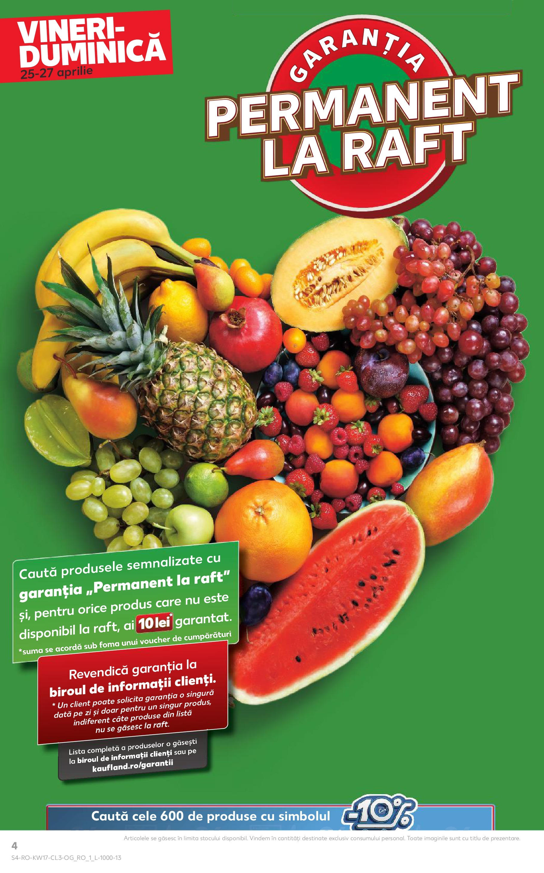 Catalog Kaufland 25 - 27 Aprilie 2025 | Pagina 4 | Produse: Raft
