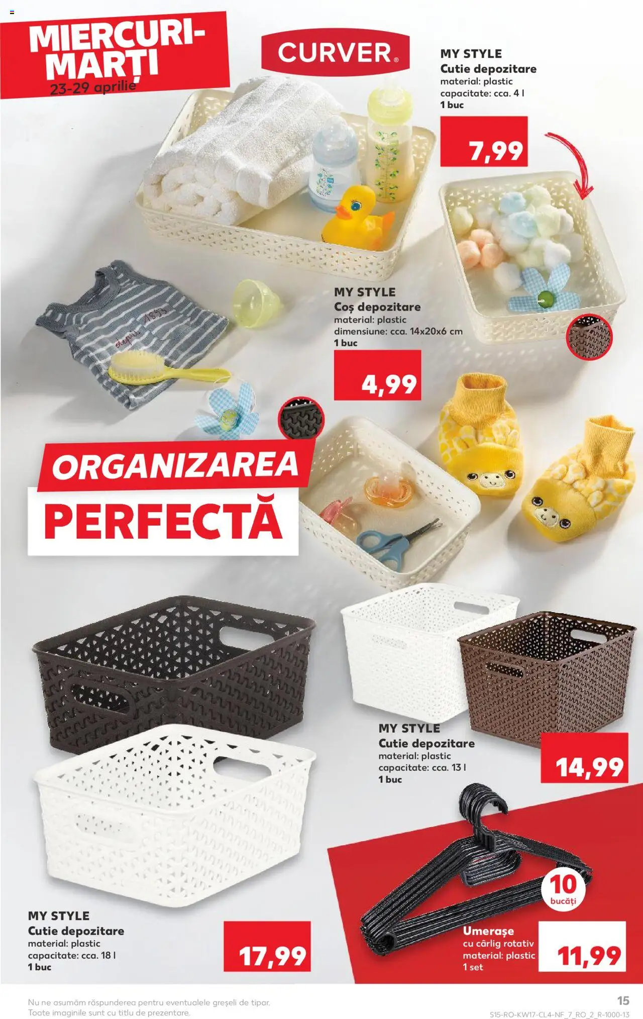 Catalog Kaufland 23 - 29 Aprilie 2025 | Pagina 15 | Produse: Delgeç, Coș, Cutie