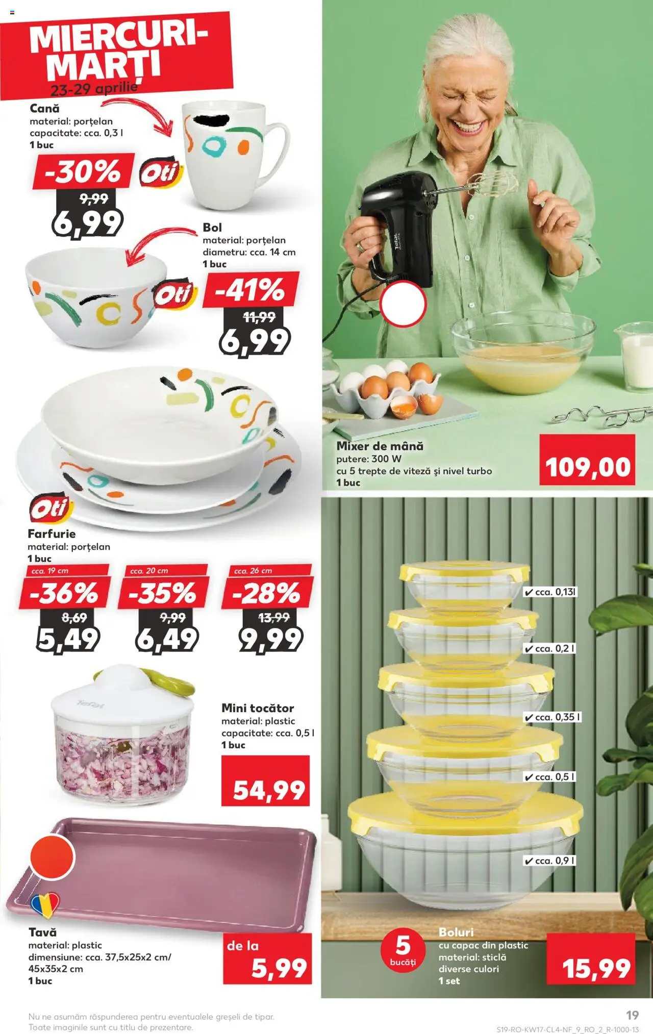 Catalog Kaufland 23 - 29 Aprilie 2025 | Pagina 19 | Produse: Mixer, Farfurie, Tocător
