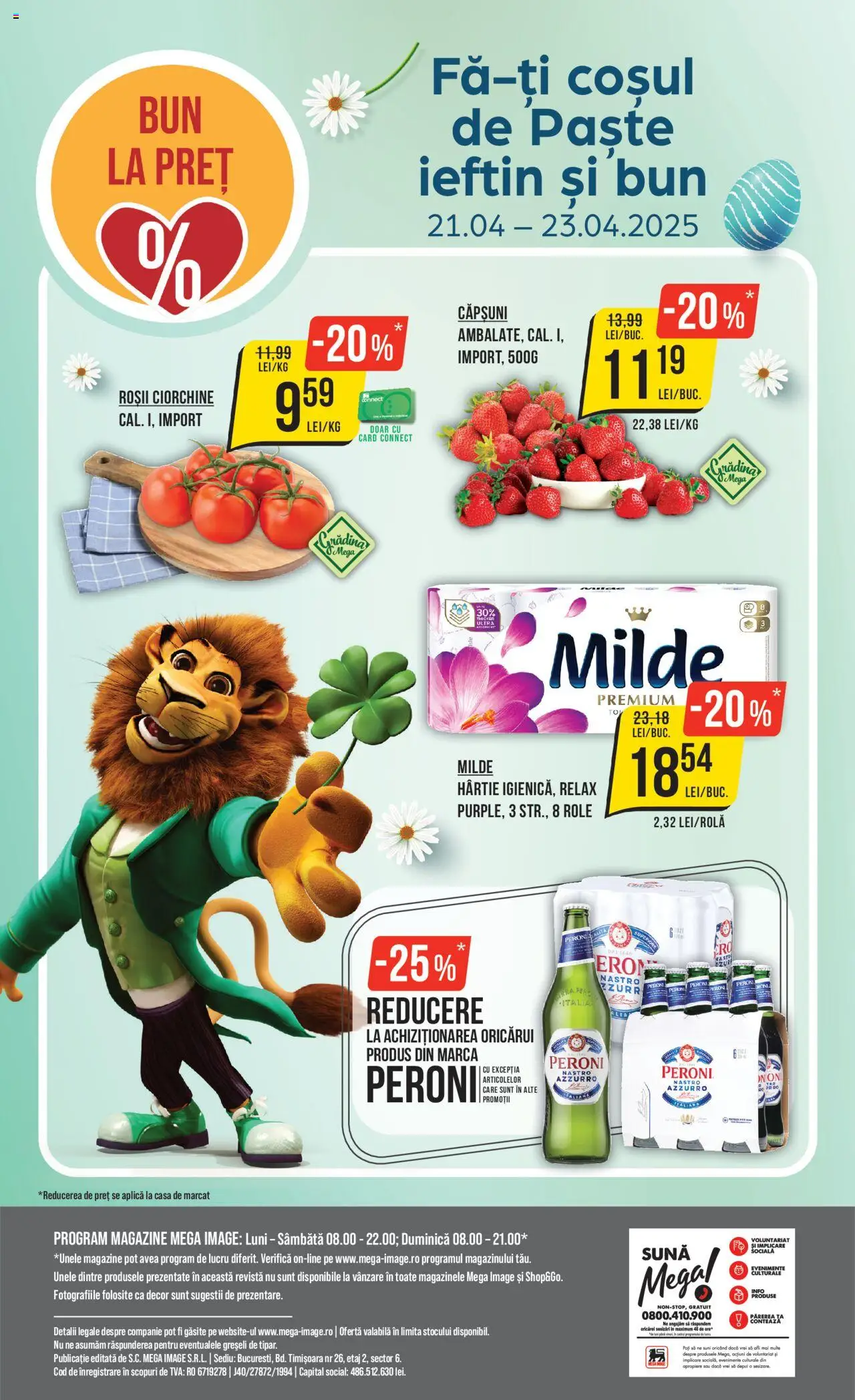Catalog Mega Image 17 - 23 Aprilie 2025 | Pagina 24 | Produse: Role, Roșii, Căpșuni, Paste