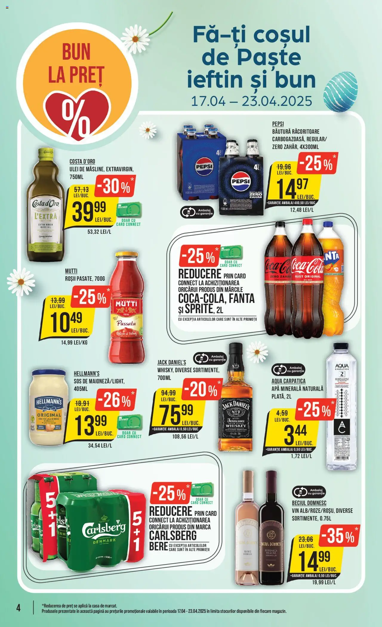 Catalog Mega Image 17 - 23 Aprilie 2025 | Pagina 4 | Produse: Yazı tahtası kalemi, Amerikan servis, Roșii, Paste