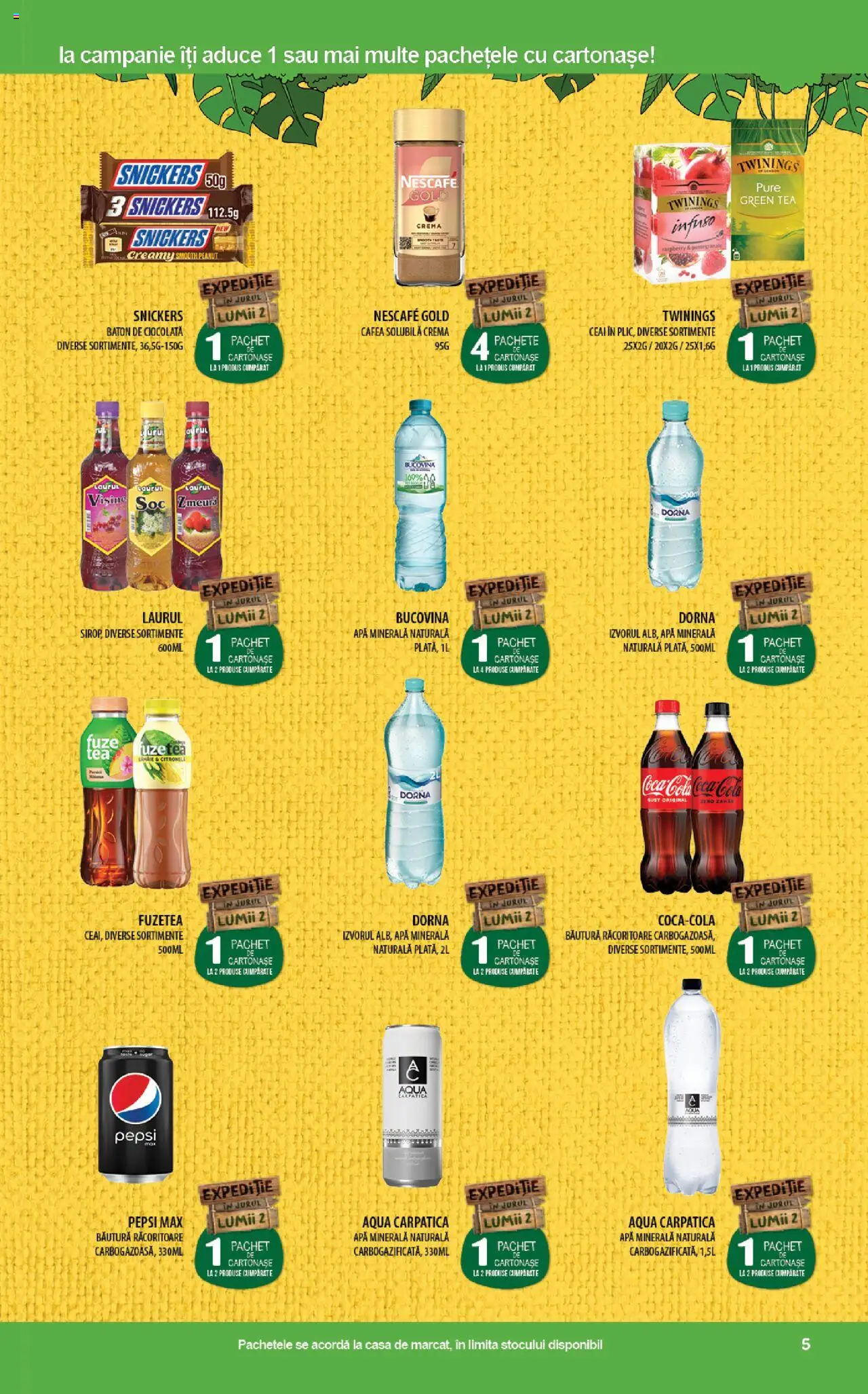 Catalog Mega Image 10 - 23 Aprilie 2025 | Pagina 5 | Produse: Yazı tahtası kalemi, Ceai, Apă, Lămâie