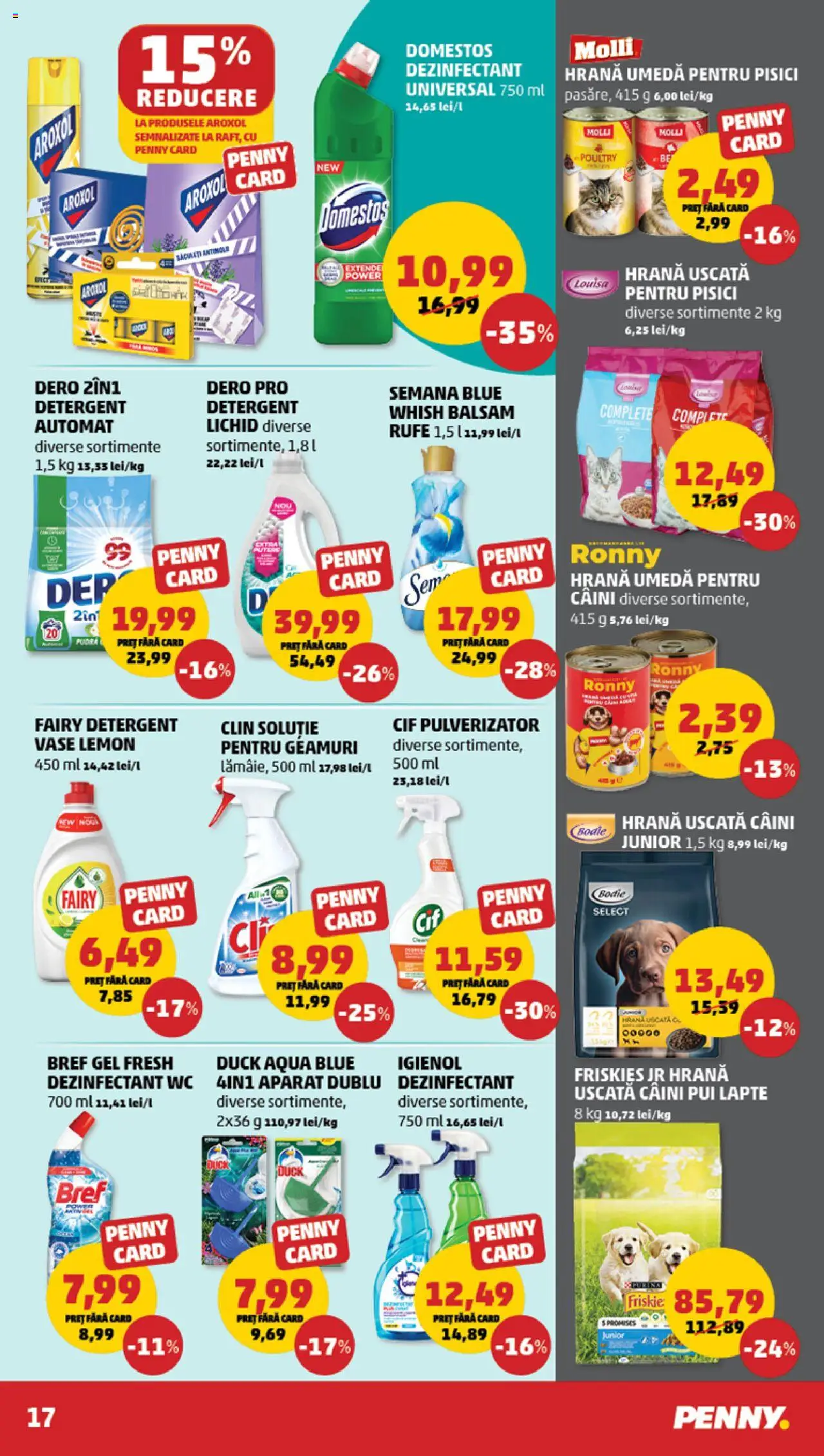 Catalog PENNY Market 23 - 29 Aprilie 2025 | Pagina 17 | Produse: Hacıyatmaz Kedi Oyuncağı, Balsam, Lapte, Detergent