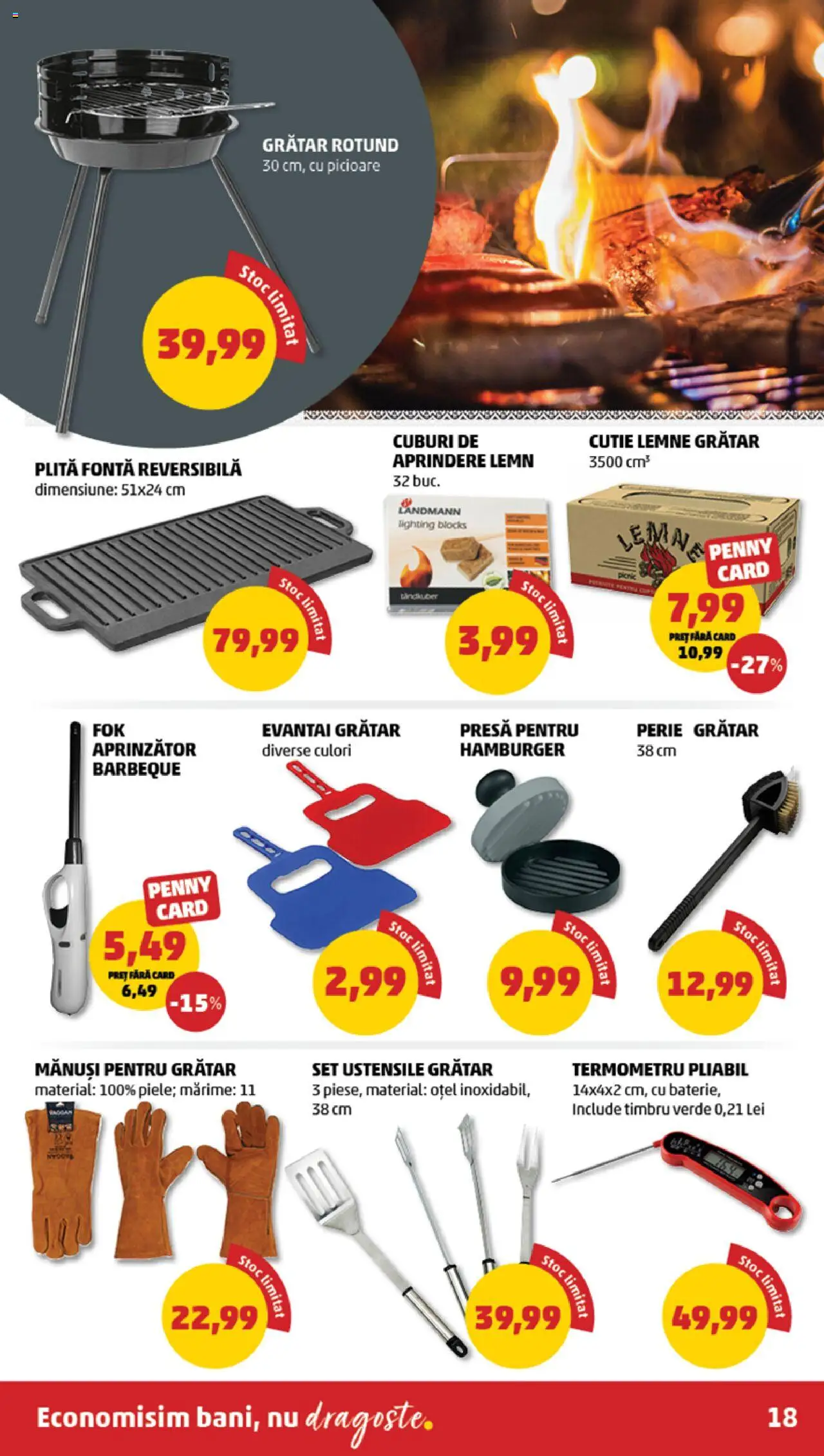 Catalog PENNY Market 23 - 29 Aprilie 2025 | Pagina 18 | Produse: Mănuși, Presă, Grătar, Perie