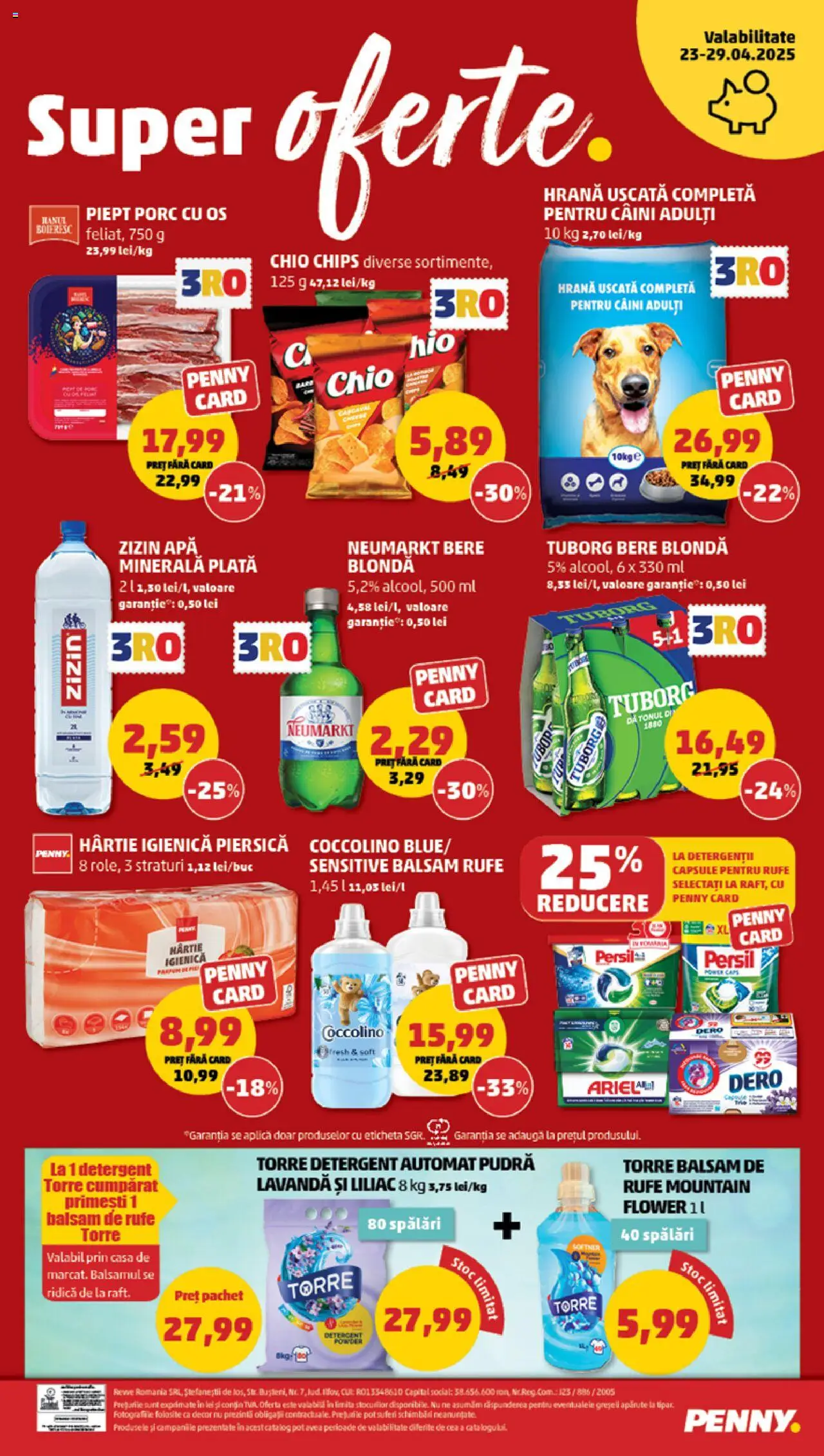 Catalog PENNY Market 23 - 29 Aprilie 2025 | Pagina 20 | Produse: Piersică, Pudră, Balsam, Apă