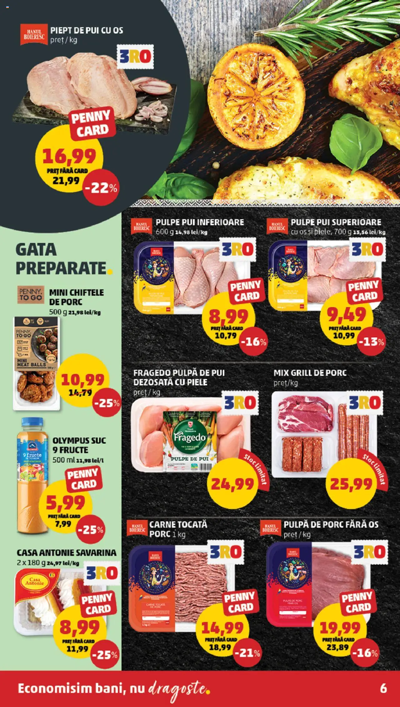 Catalog PENNY Market 23 - 29 Aprilie 2025 | Pagina 6 | Produse: Grill, Hacıyatmaz Kedi Oyuncağı, Suc, Fructe