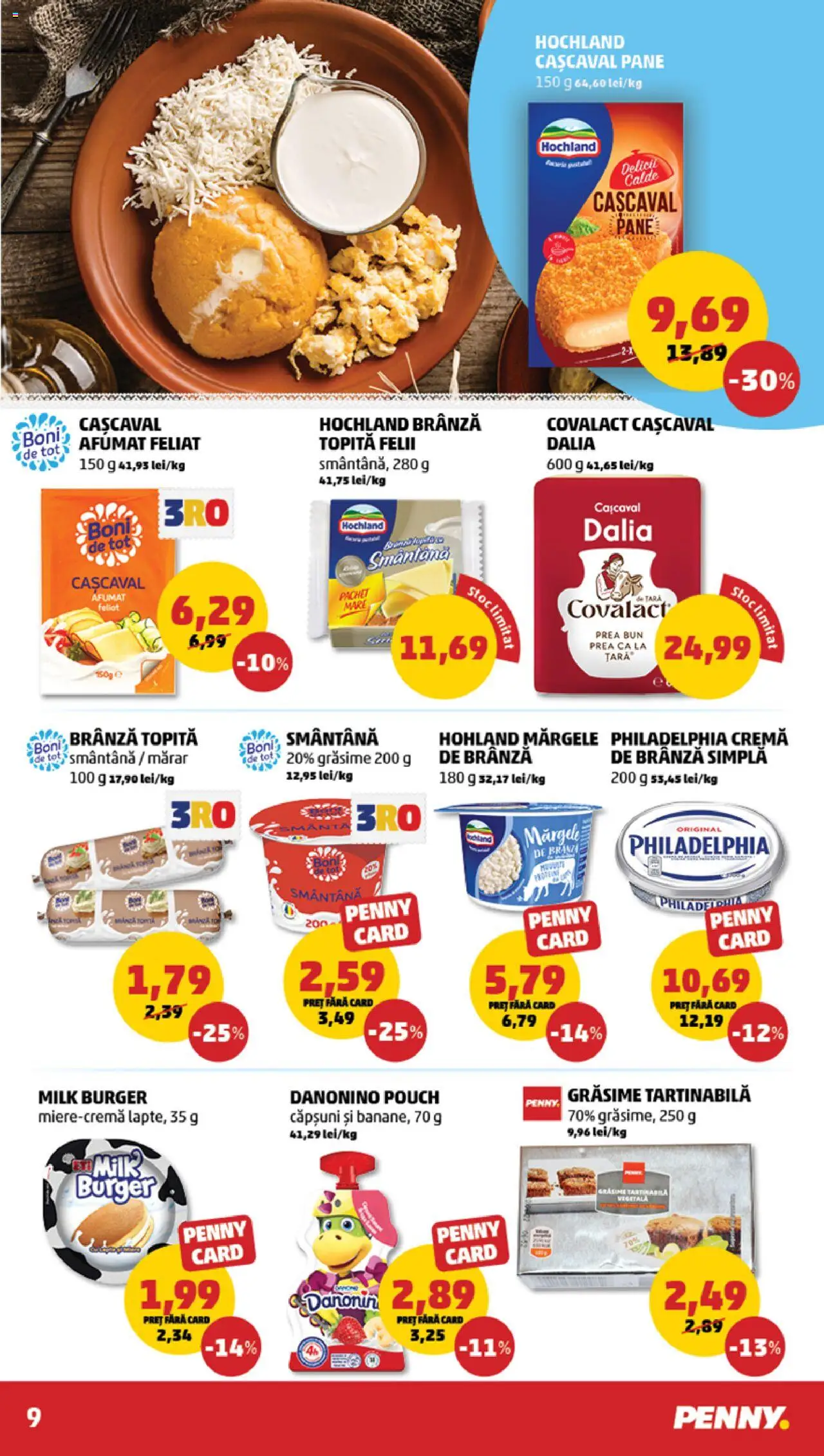 Catalog PENNY Market 23 - 29 Aprilie 2025 | Pagina 9 | Produse: Mărar, Cașcaval, Cremă, Smântână